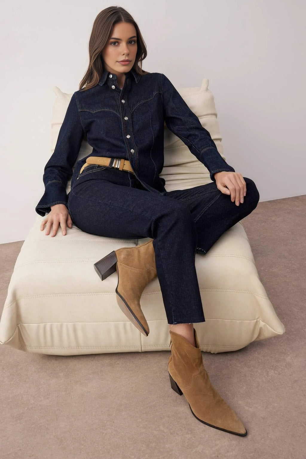 High Waist Comfort Stretch Mom Jeans