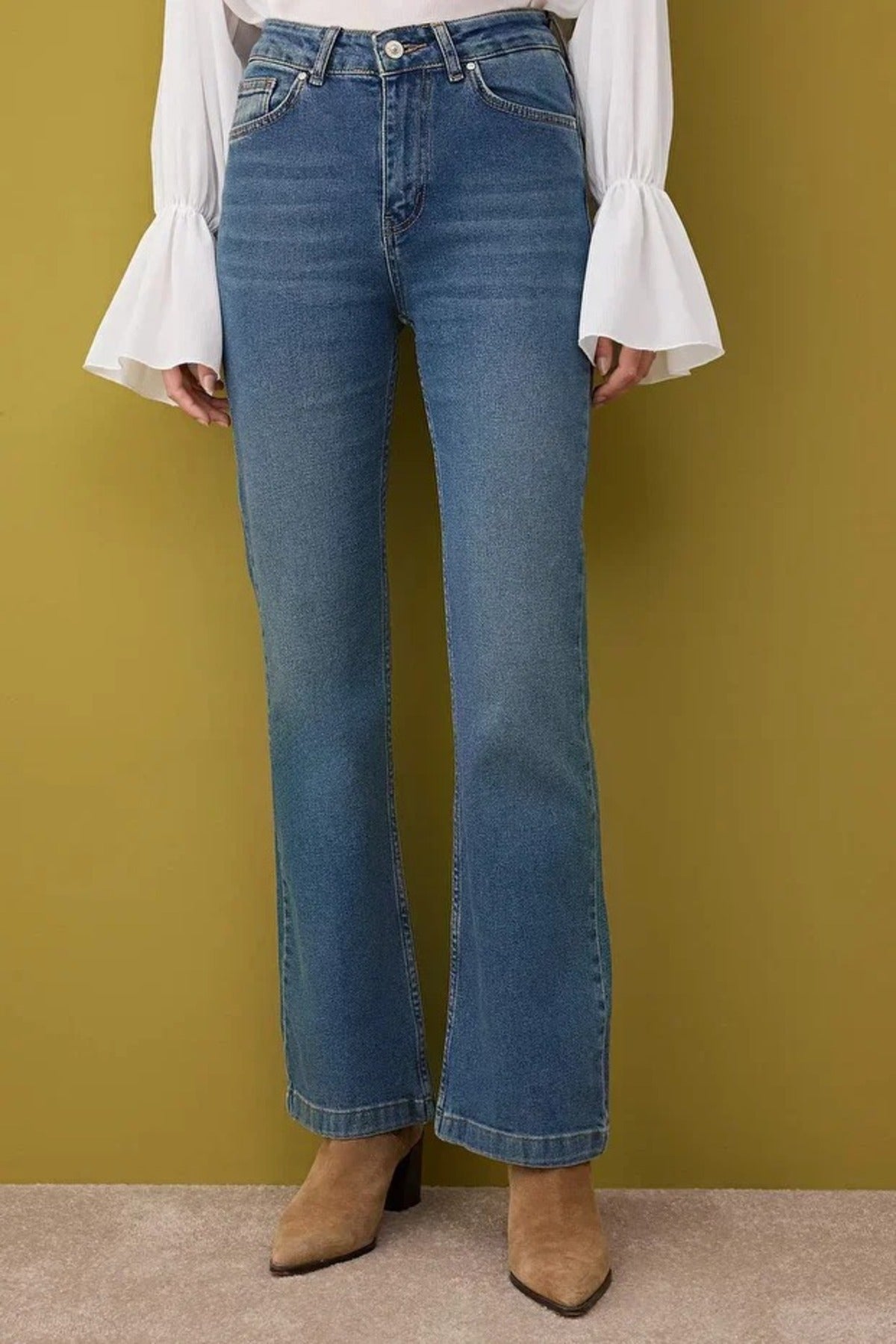 High Waist Flare Jeans