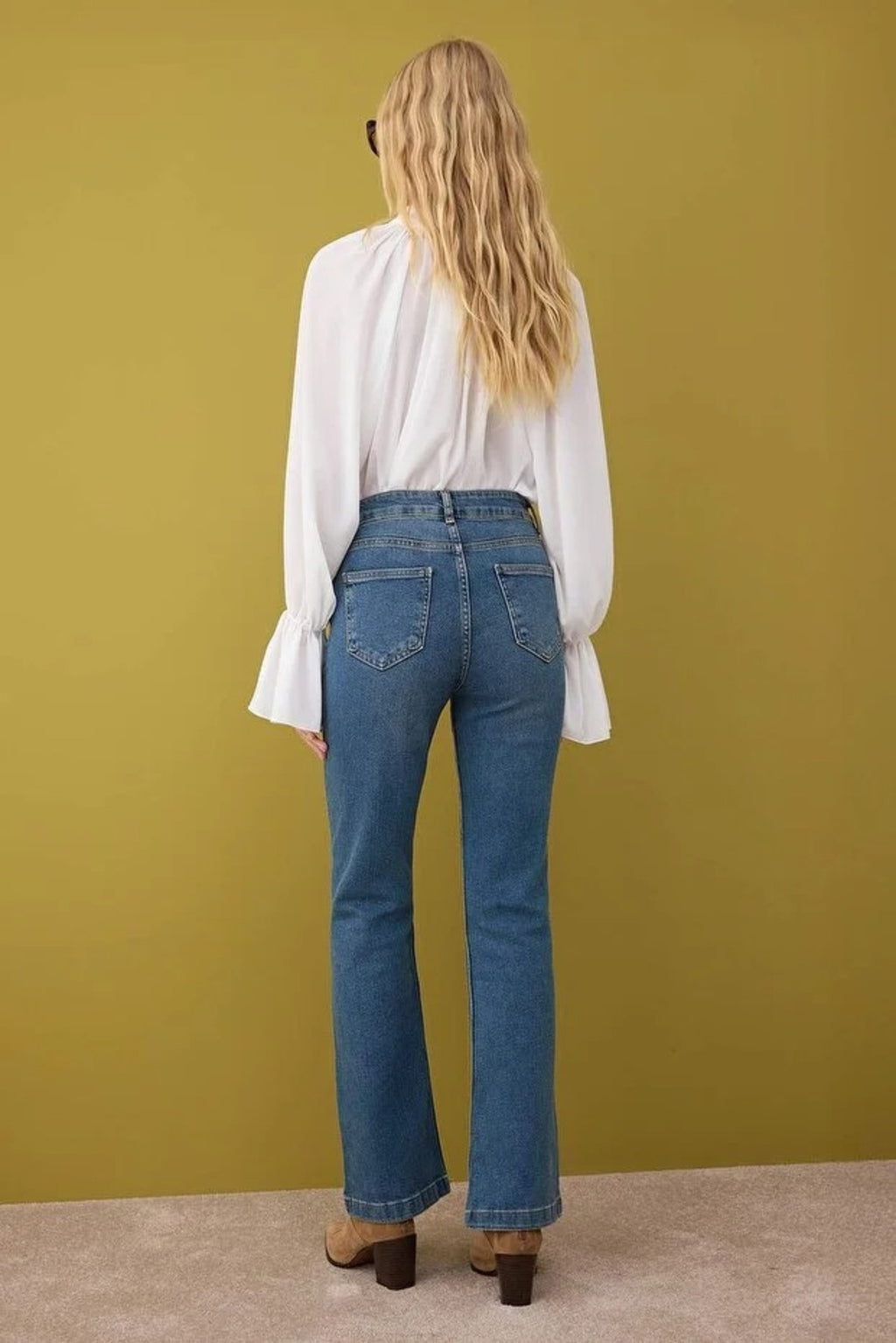 High Waist Flare Jeans
