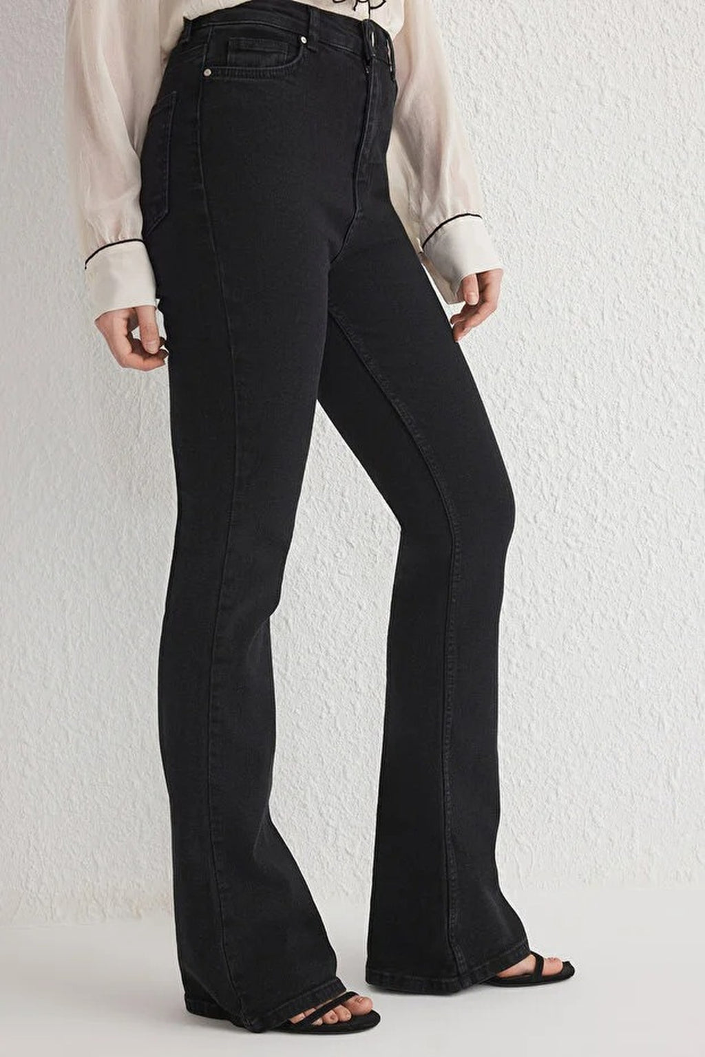 High Waist Comfort Flare Jeans