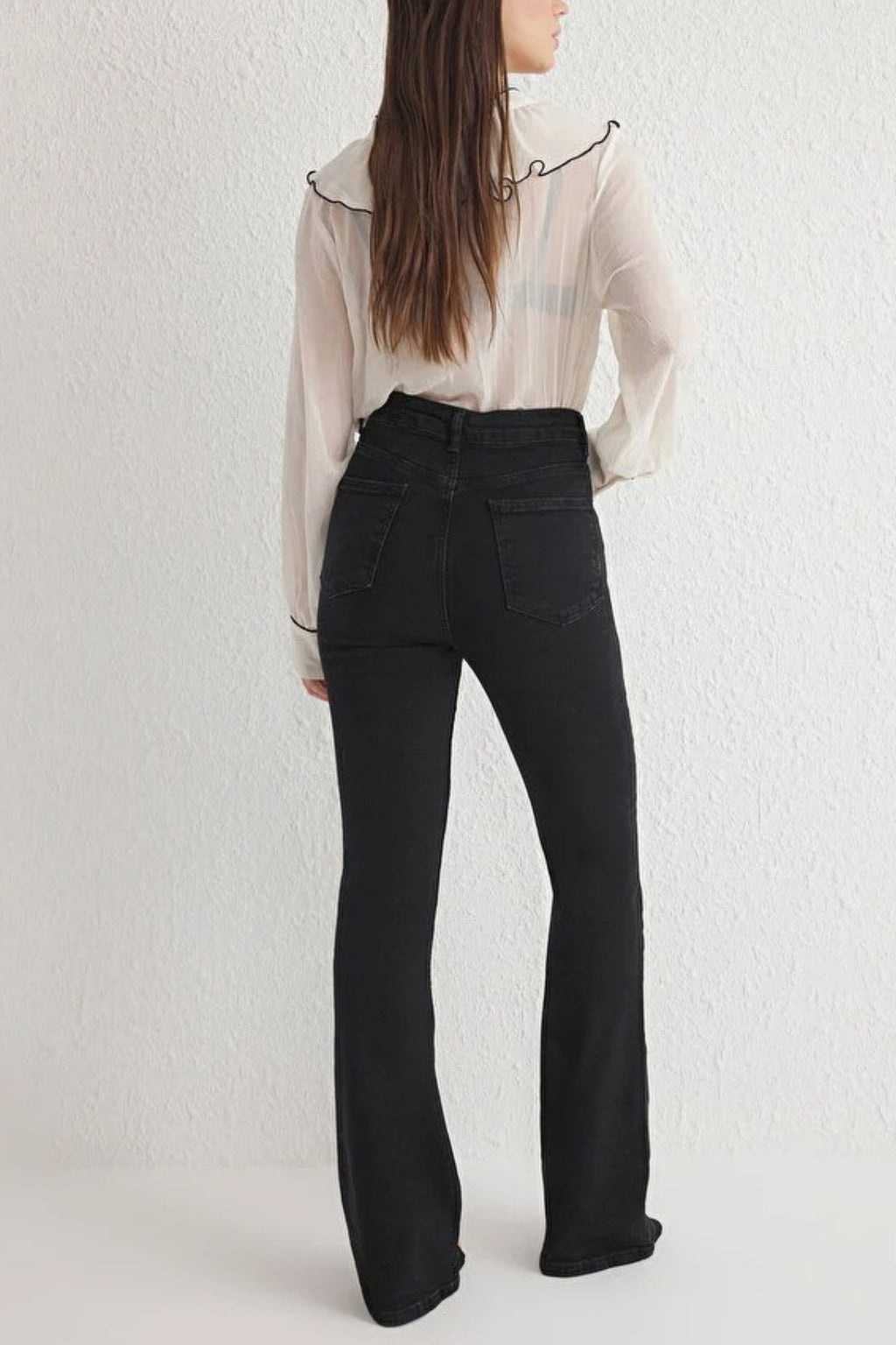 High Waist Comfort Flare Jeans