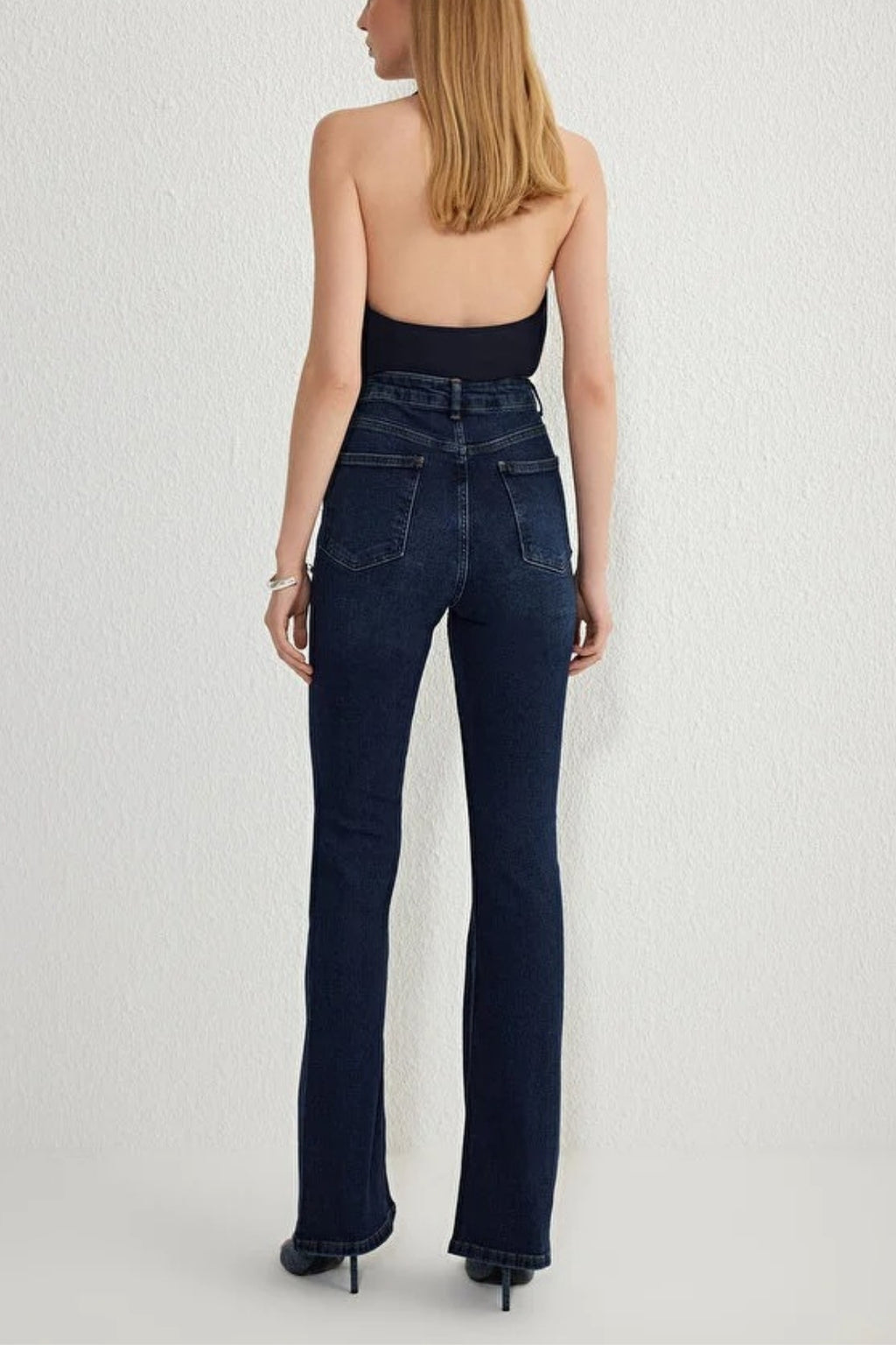High Waist Comfort Flare Jeans