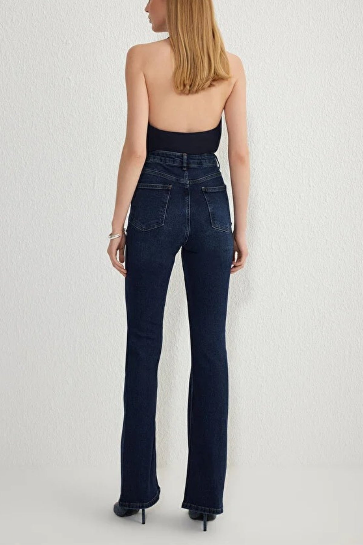 High Waist Comfort Flare Jeans