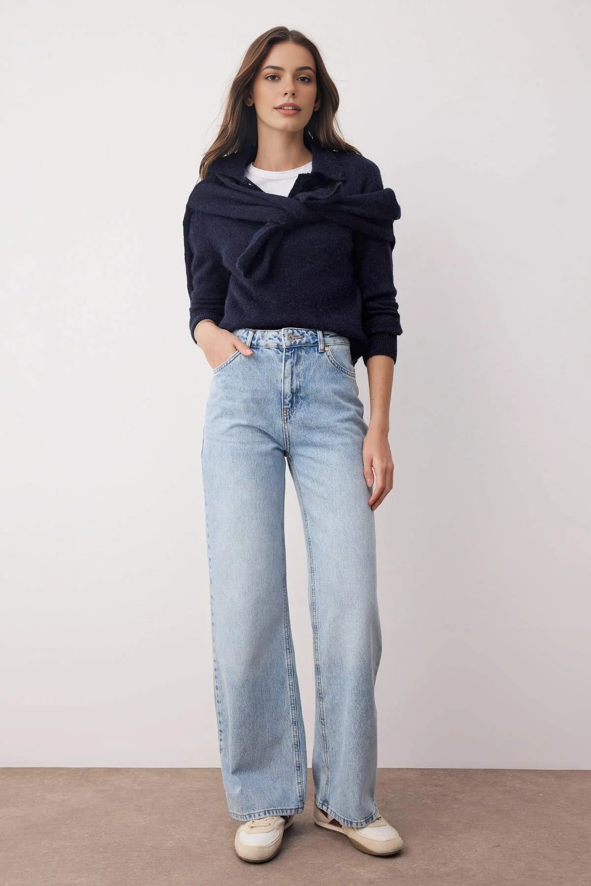 High Waist Wide Leg Jeans