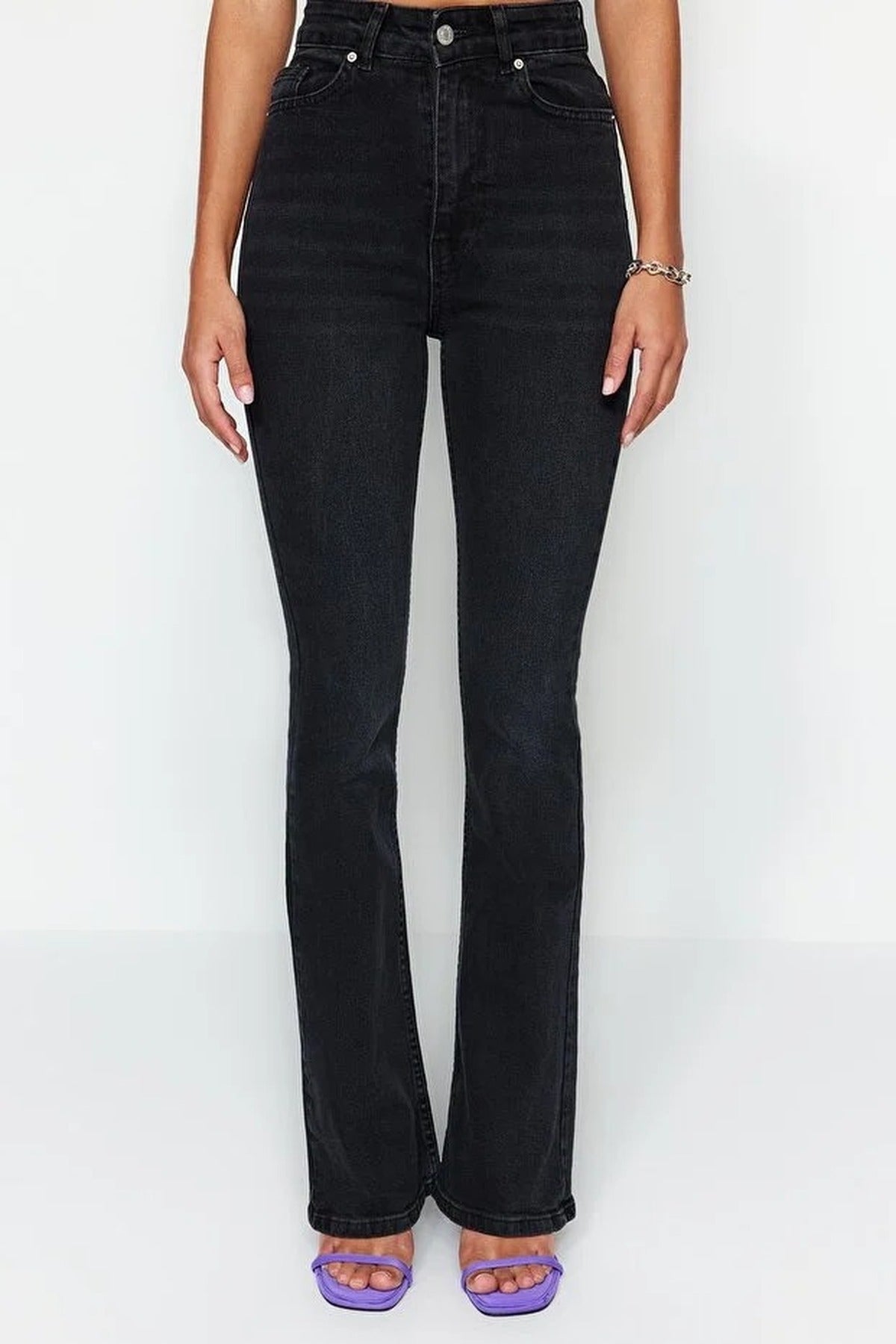High Waist Comfort Flare Jeans