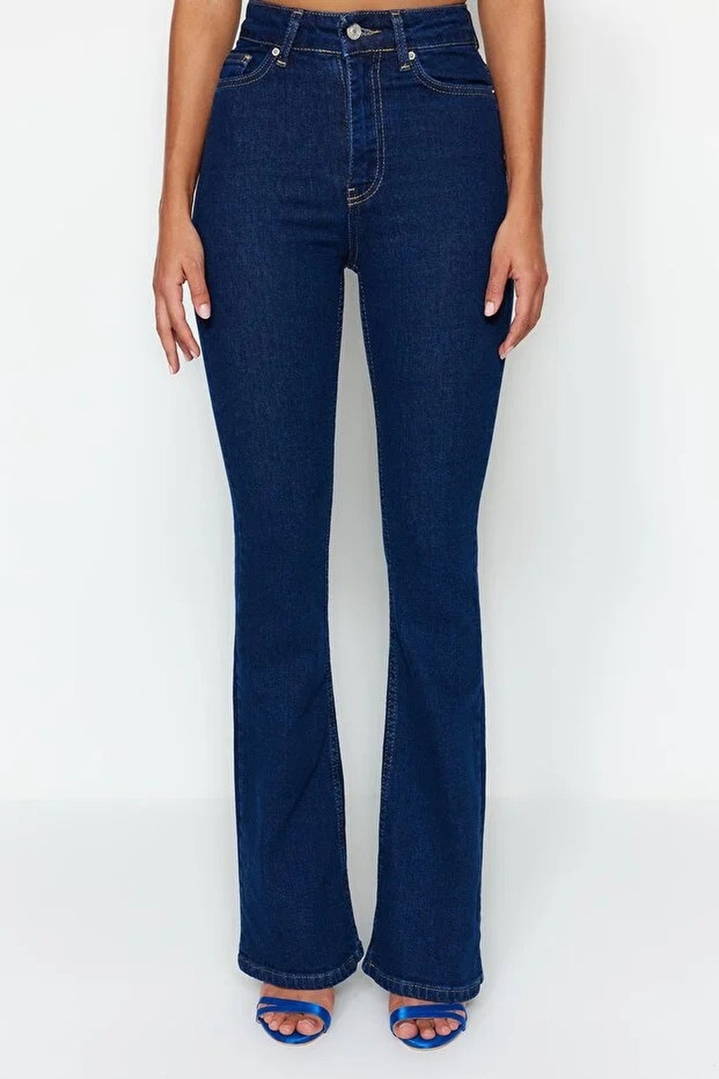 High Waist Comfort Flare Jeans