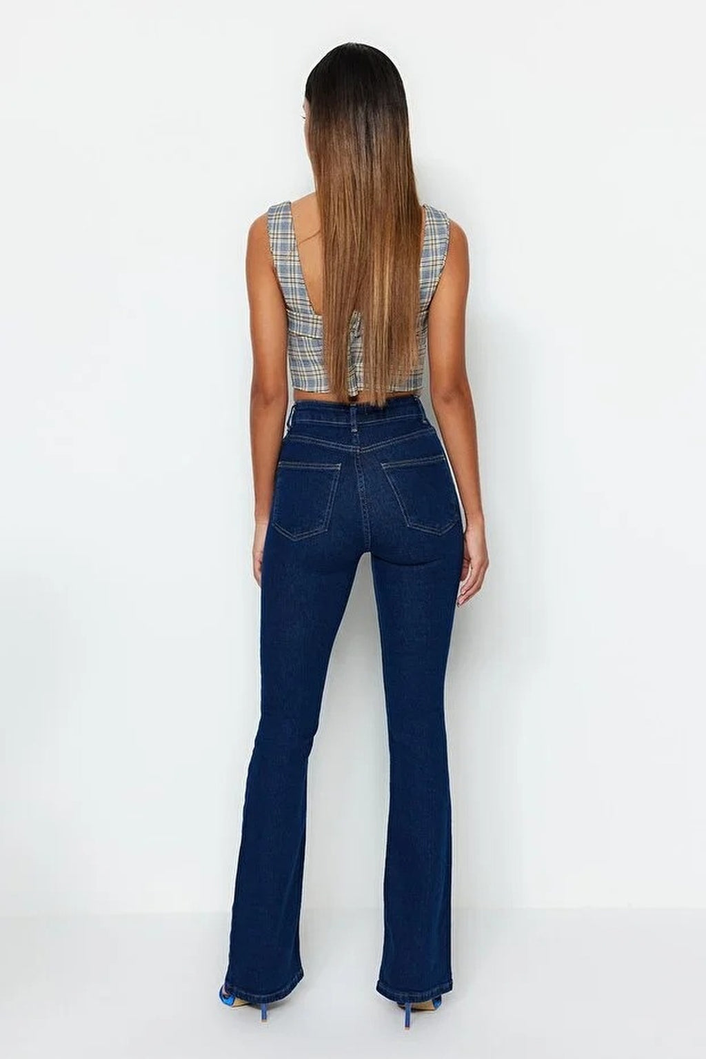 High Waist Comfort Flare Jeans