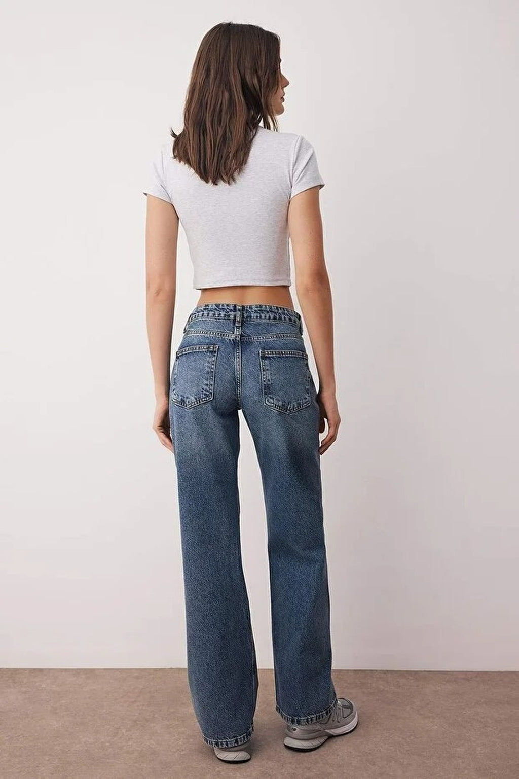 Low Waist Wide Leg Jeans