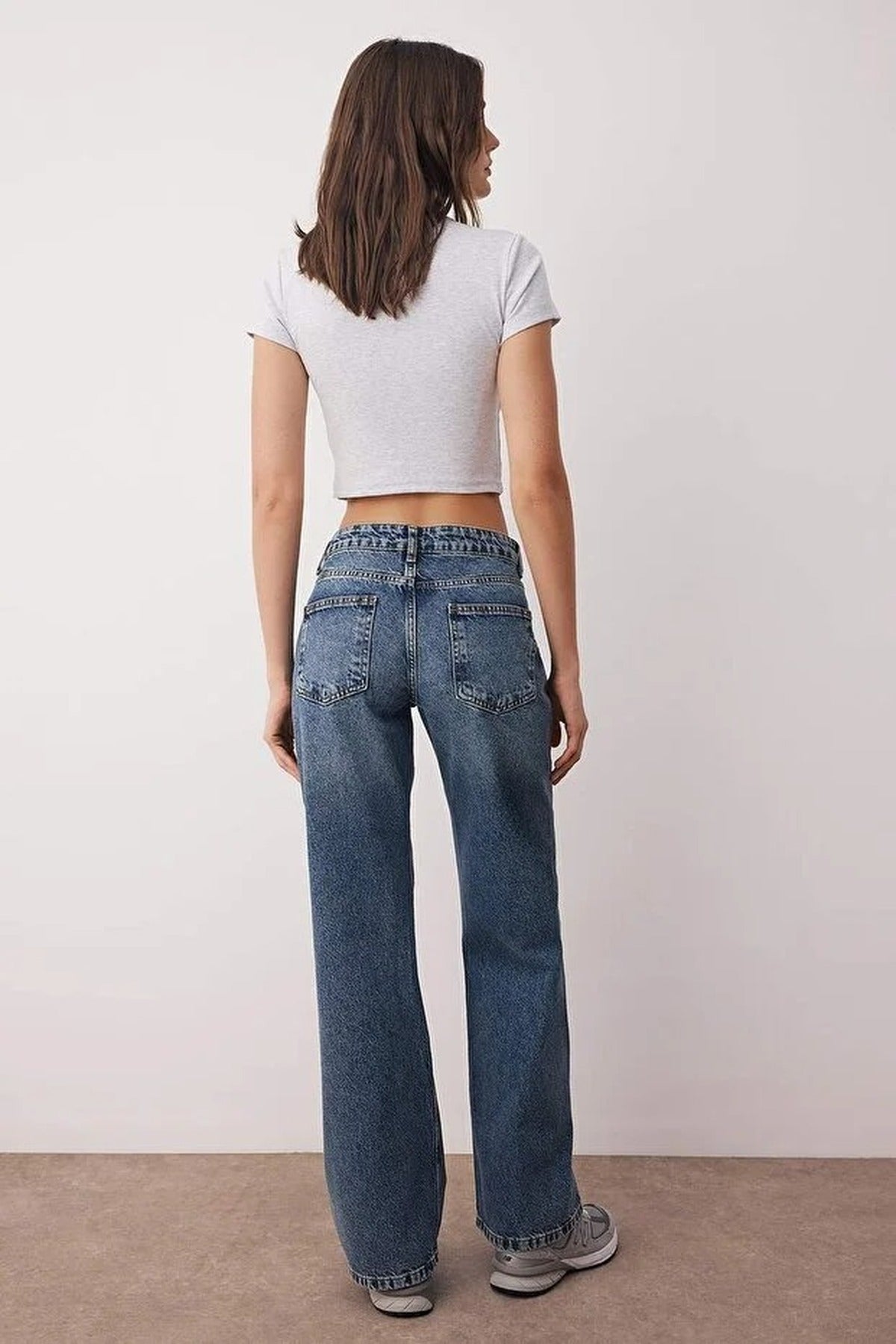 Low Waist Wide Leg Jeans