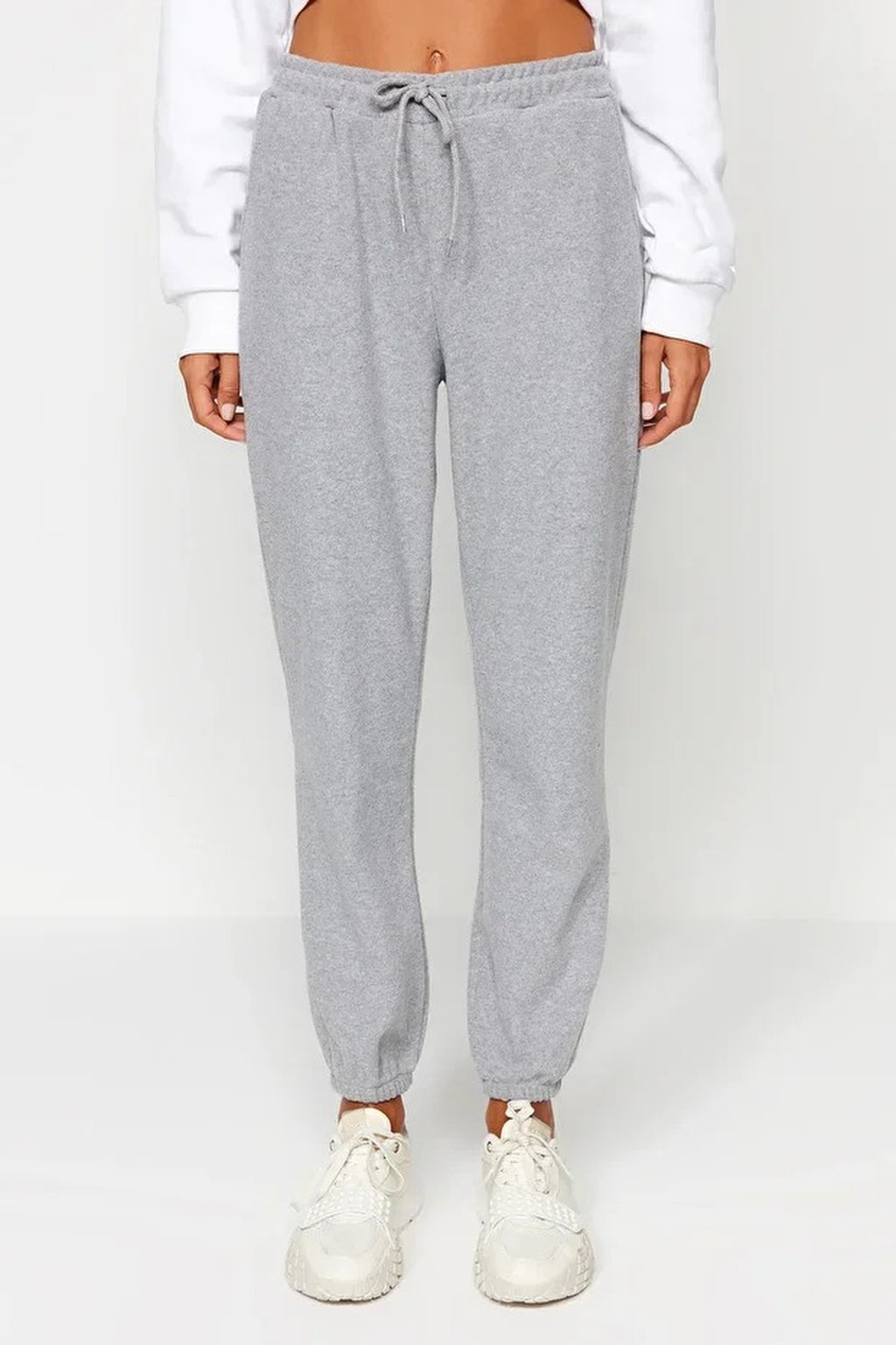 Relaxed Fit Knit Jogger with Pockets