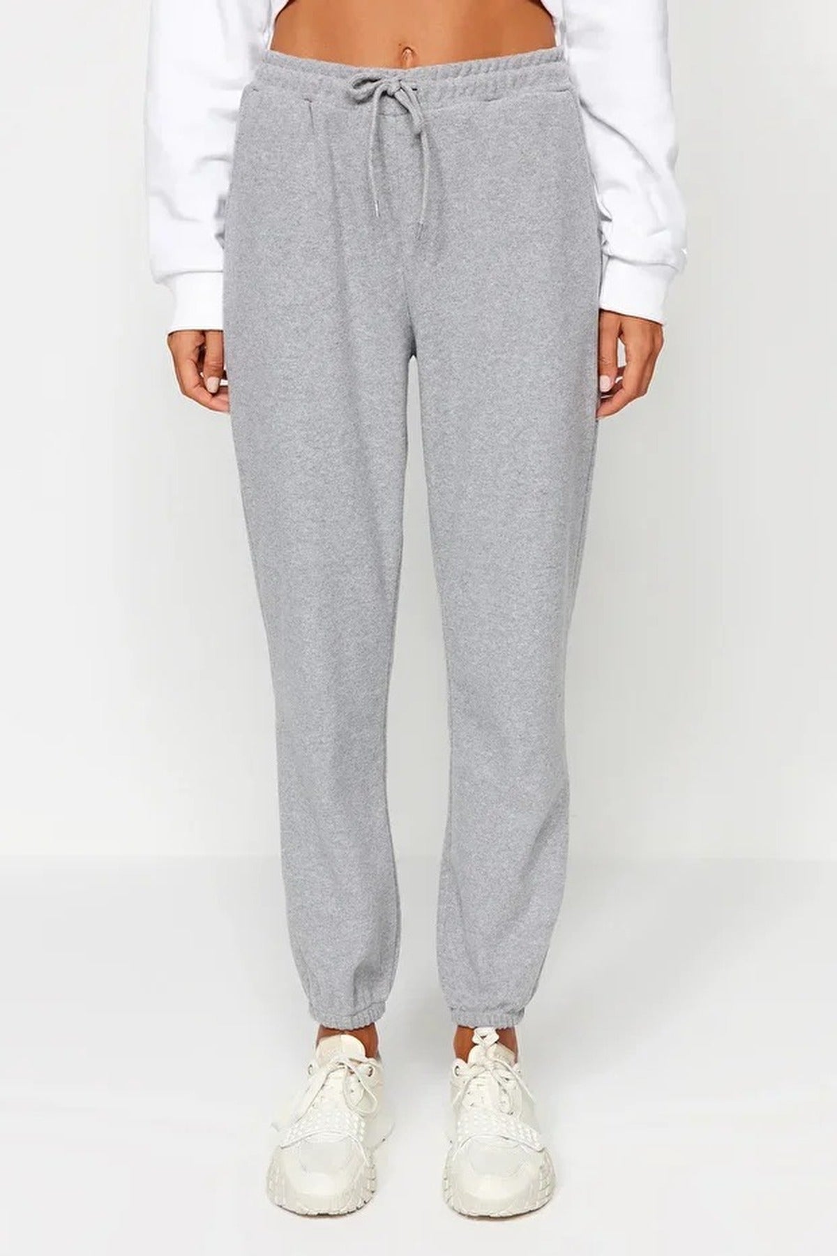Relaxed Fit Knit Jogger with Pockets