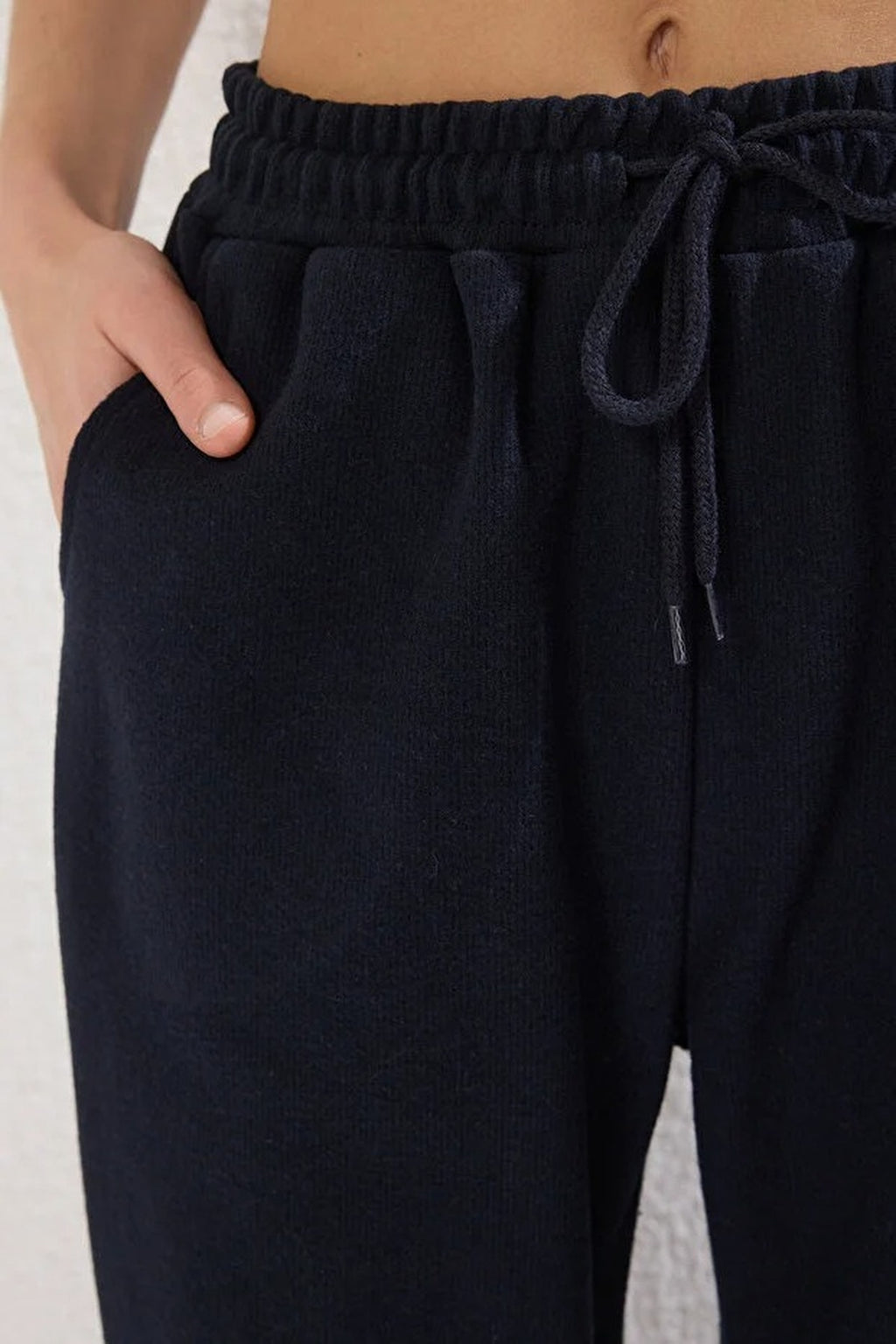 Relaxed Fit Knit Jogger with Pockets