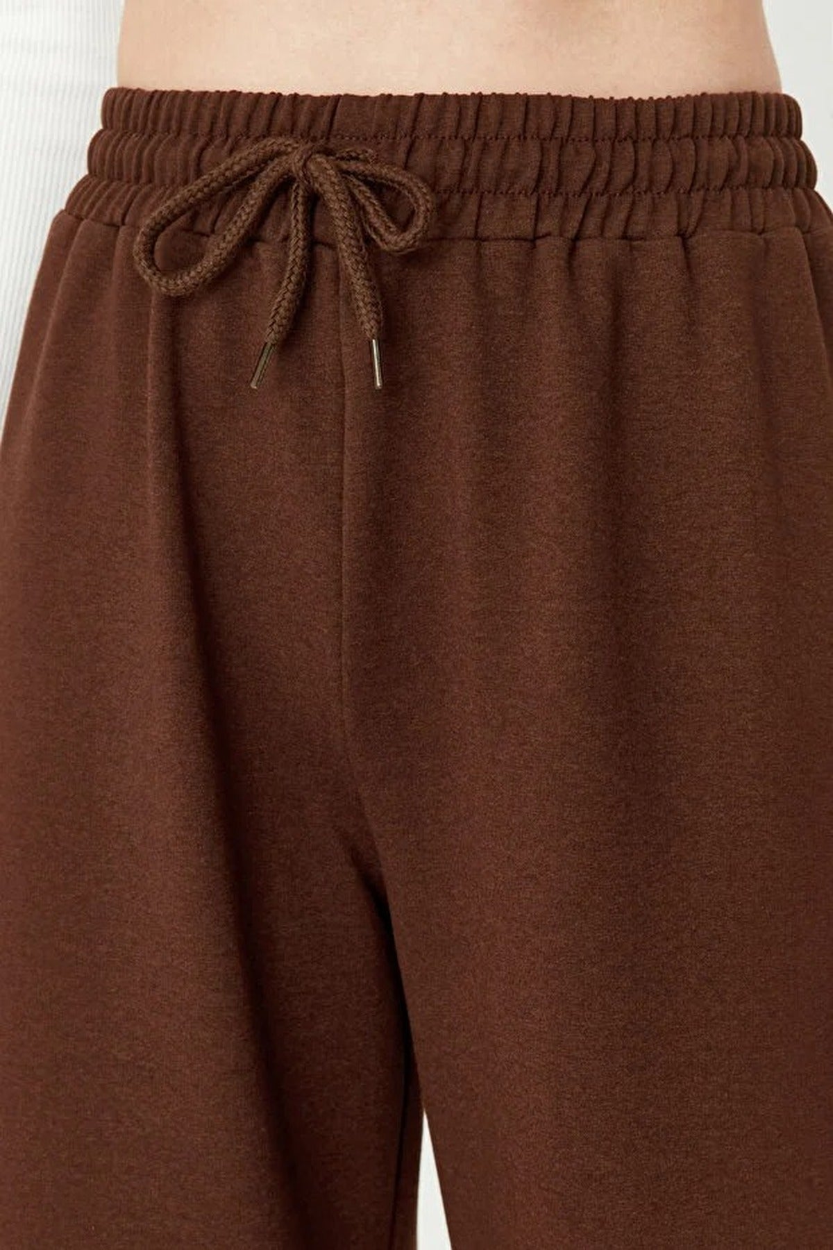 Cotton Wide Leg Thin Knit Jogger
