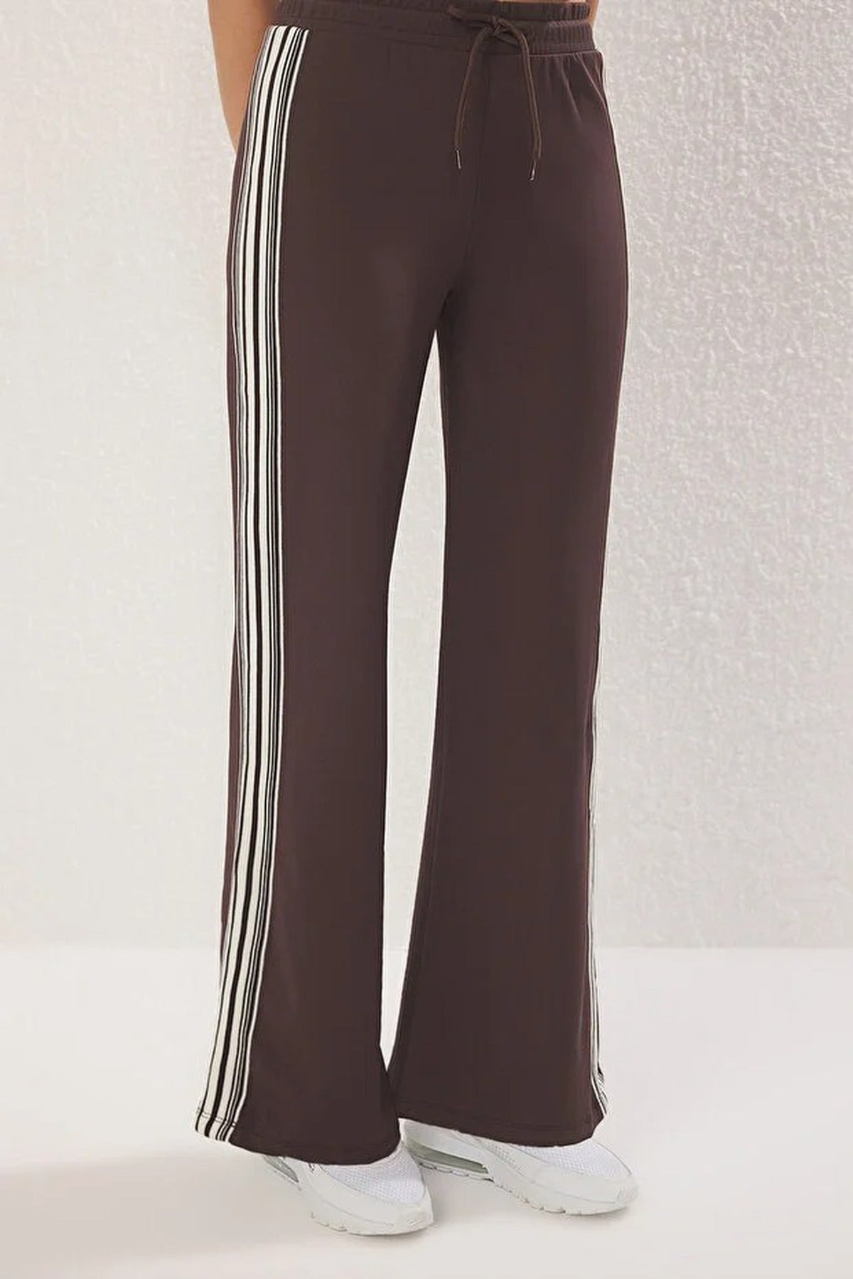 Striped Scuba Fabric Sport Knit Jogger