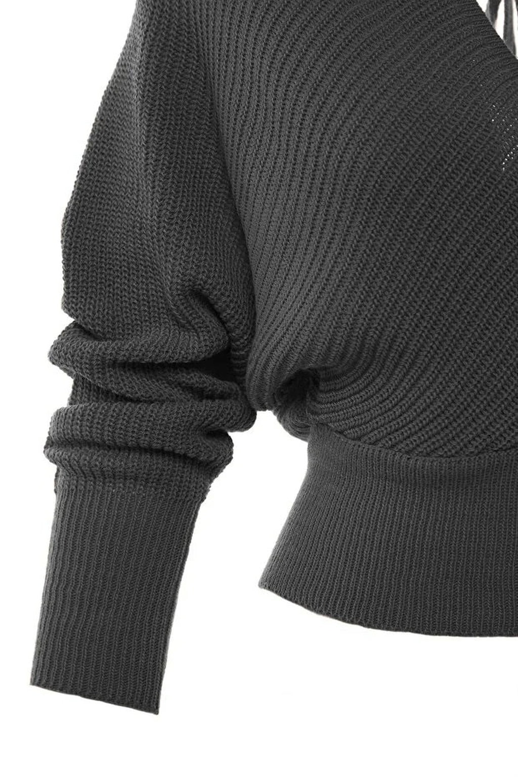 Wrap Front Knitted Jumper