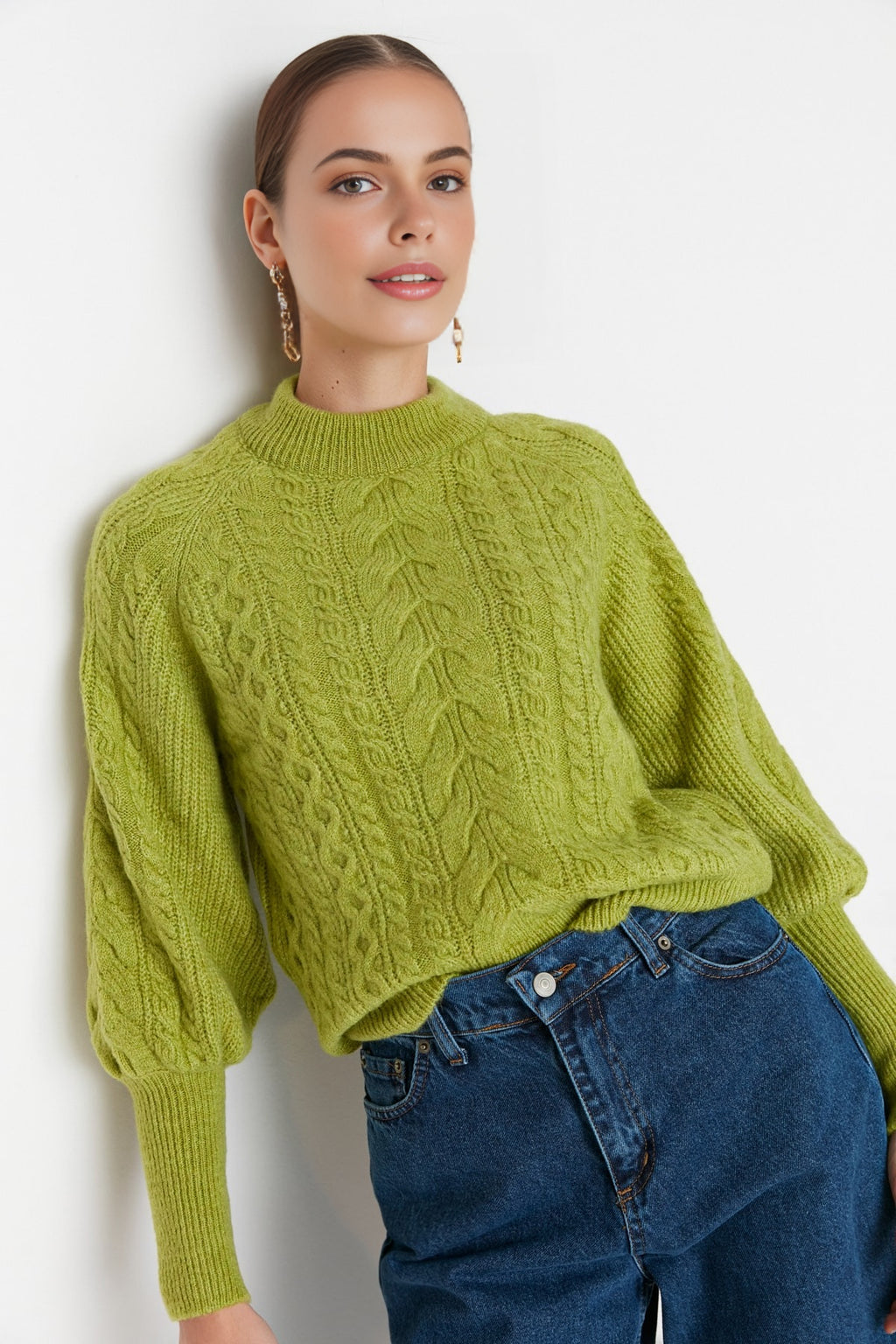 Soft Textured Knit Sweater
