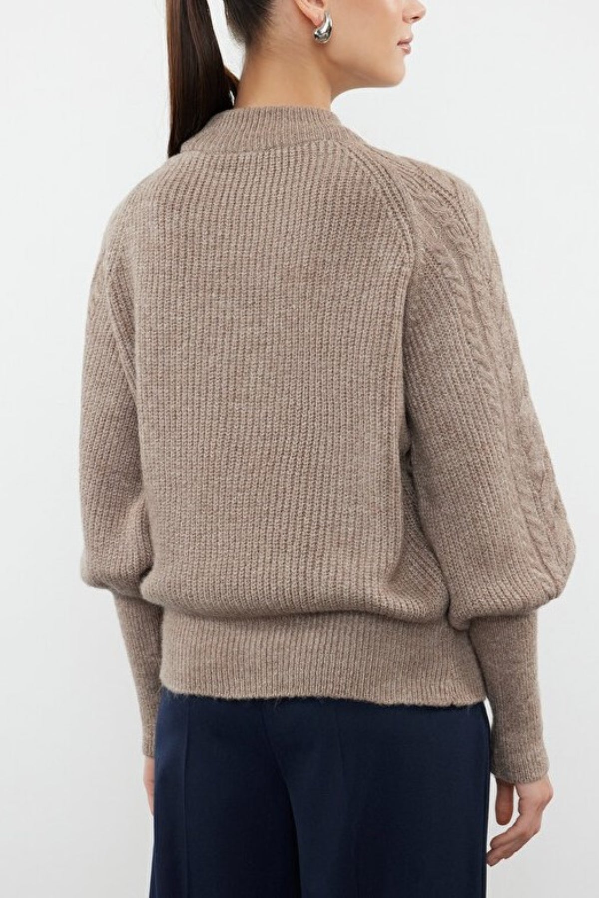 Soft Textured Knit Sweater