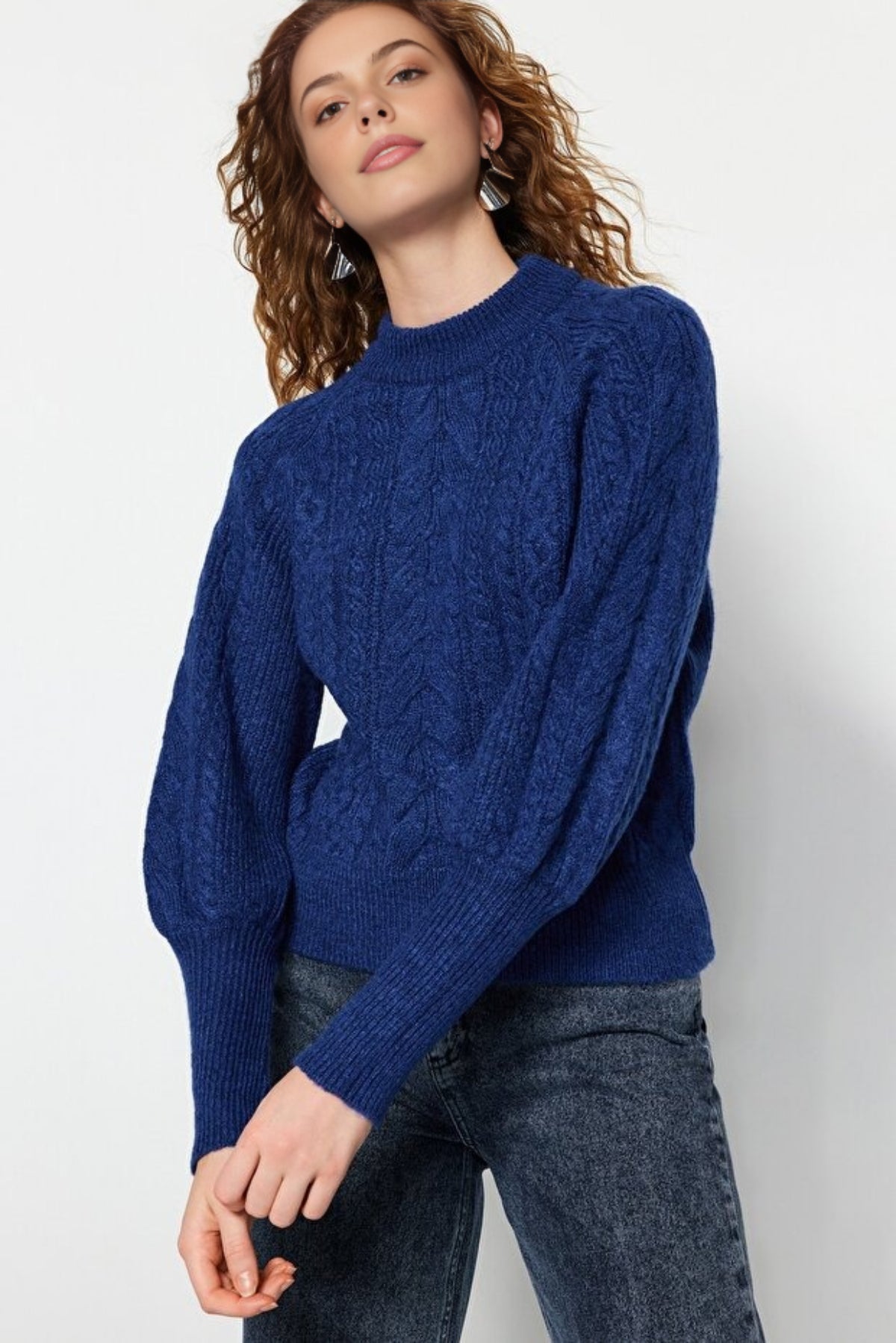 Soft Textured Knit Sweater