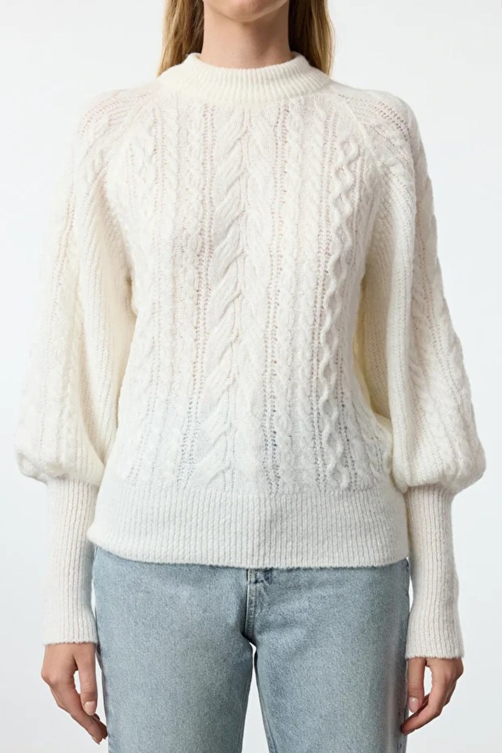Soft Textured Knit Sweater
