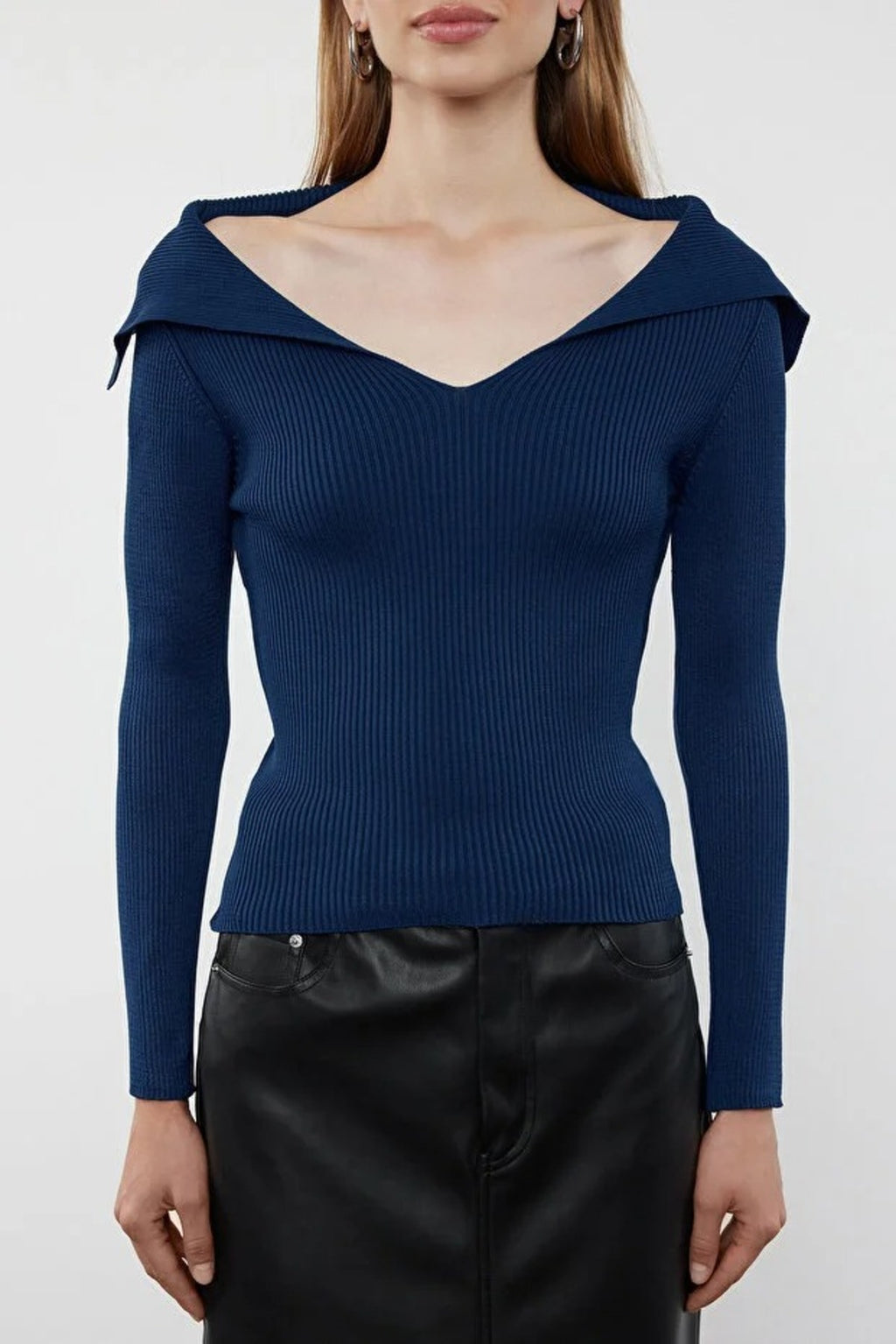 Carmen Collar Knit Sweater