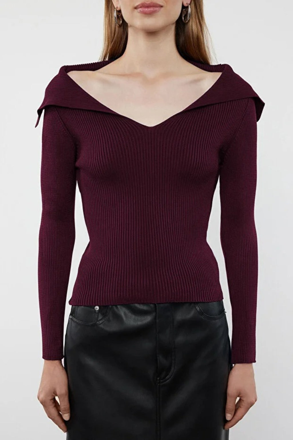 Carmen Collar Knit Sweater