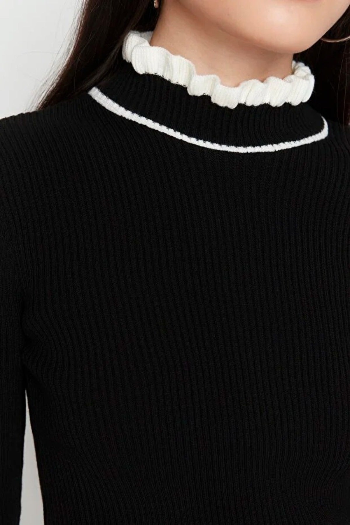 Color Block Knit Sweater