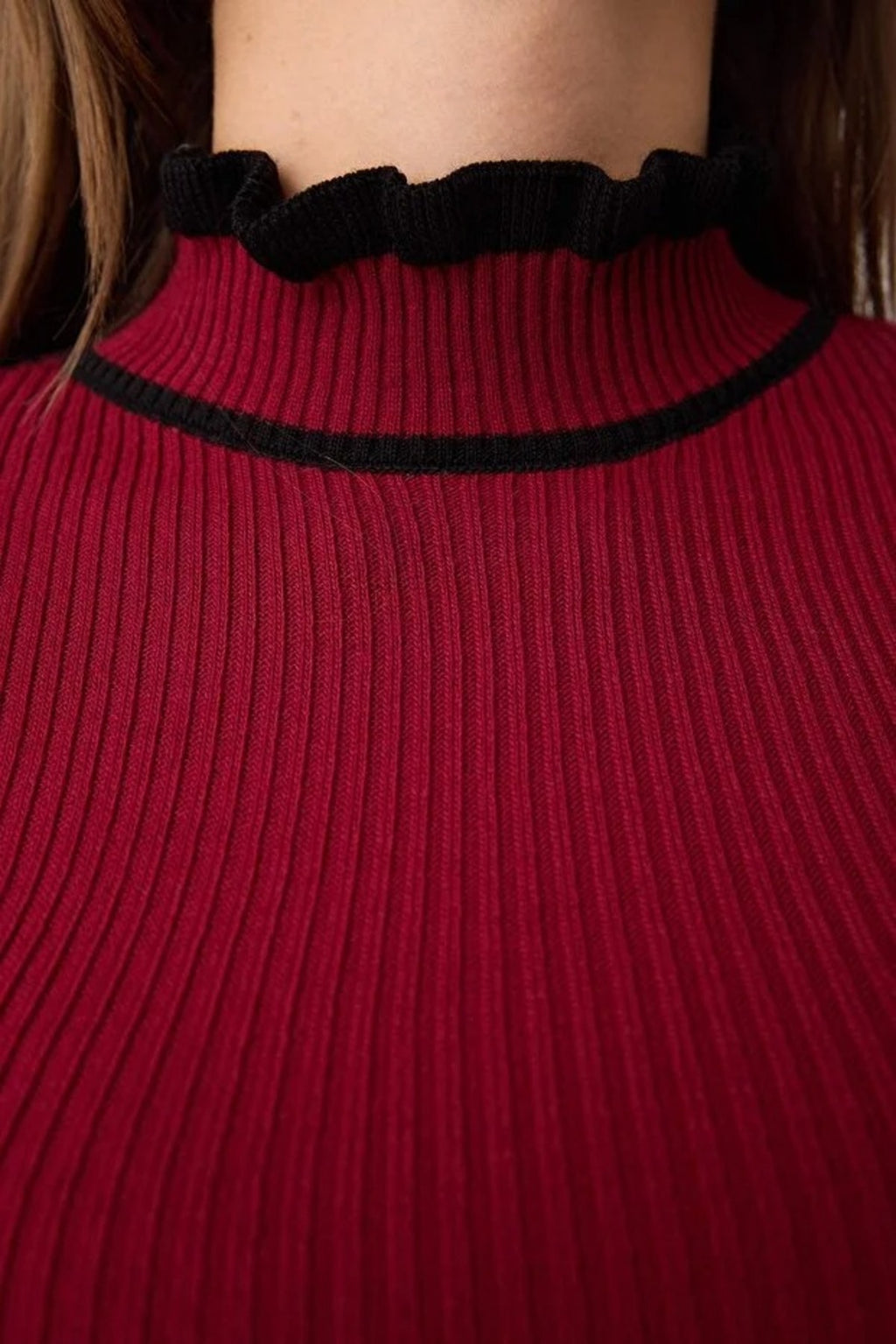 Color Block Knit Sweater