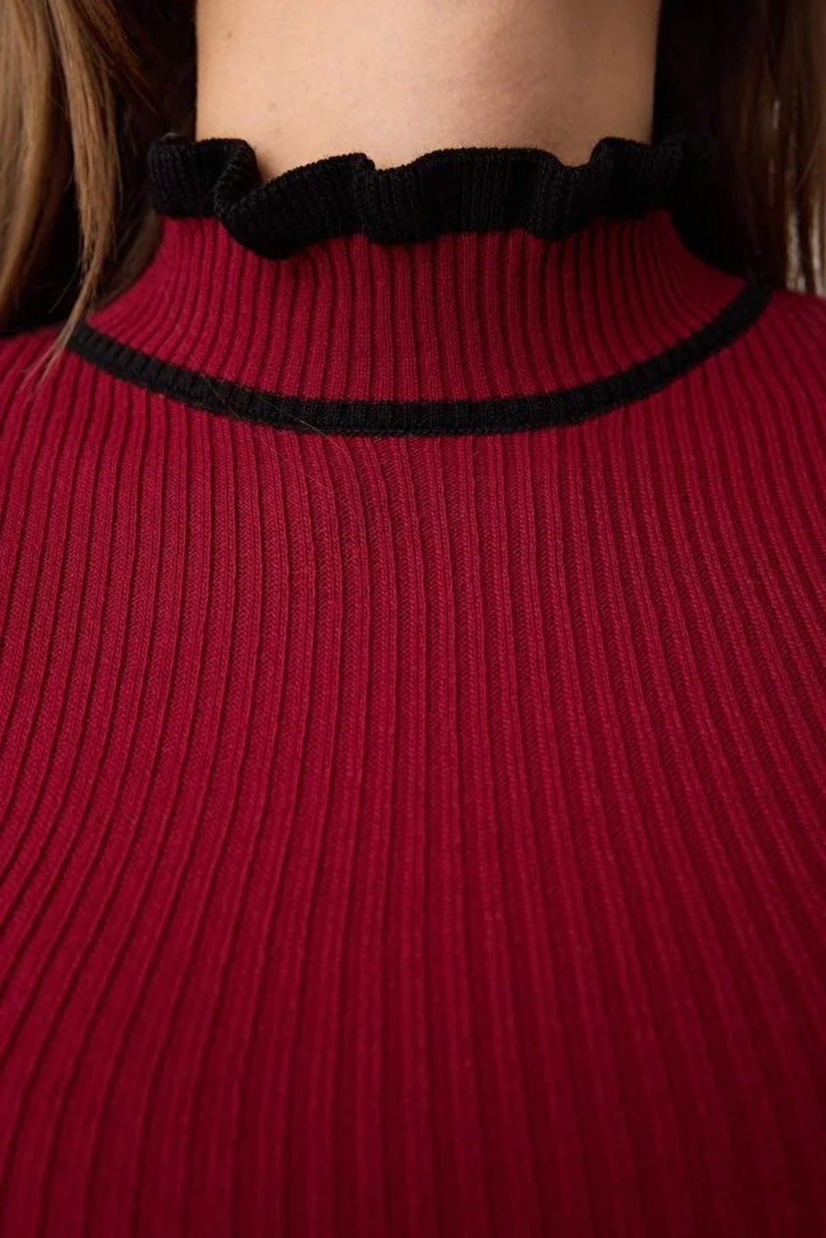 Color Block Knit Sweater