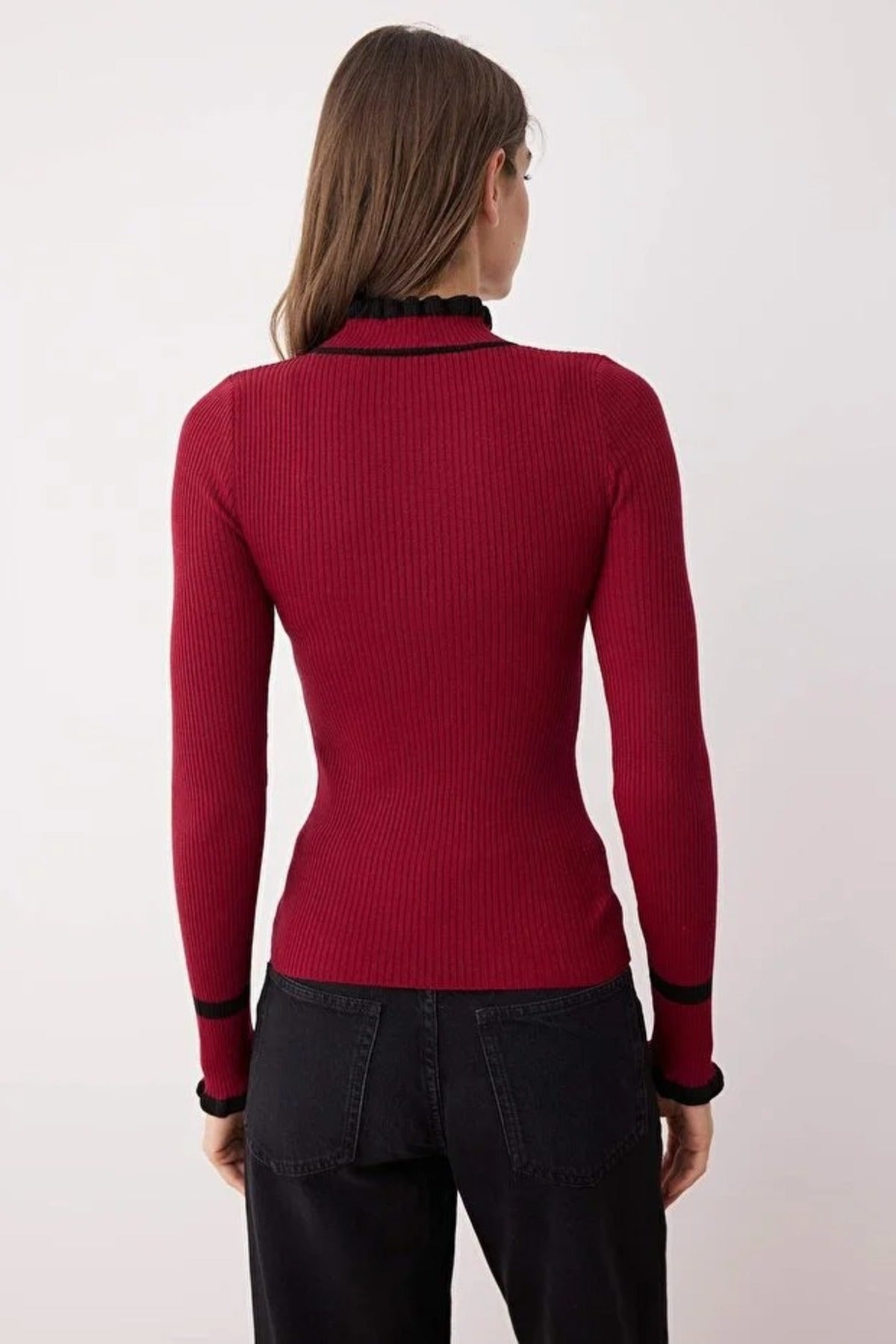 Color Block Knit Sweater