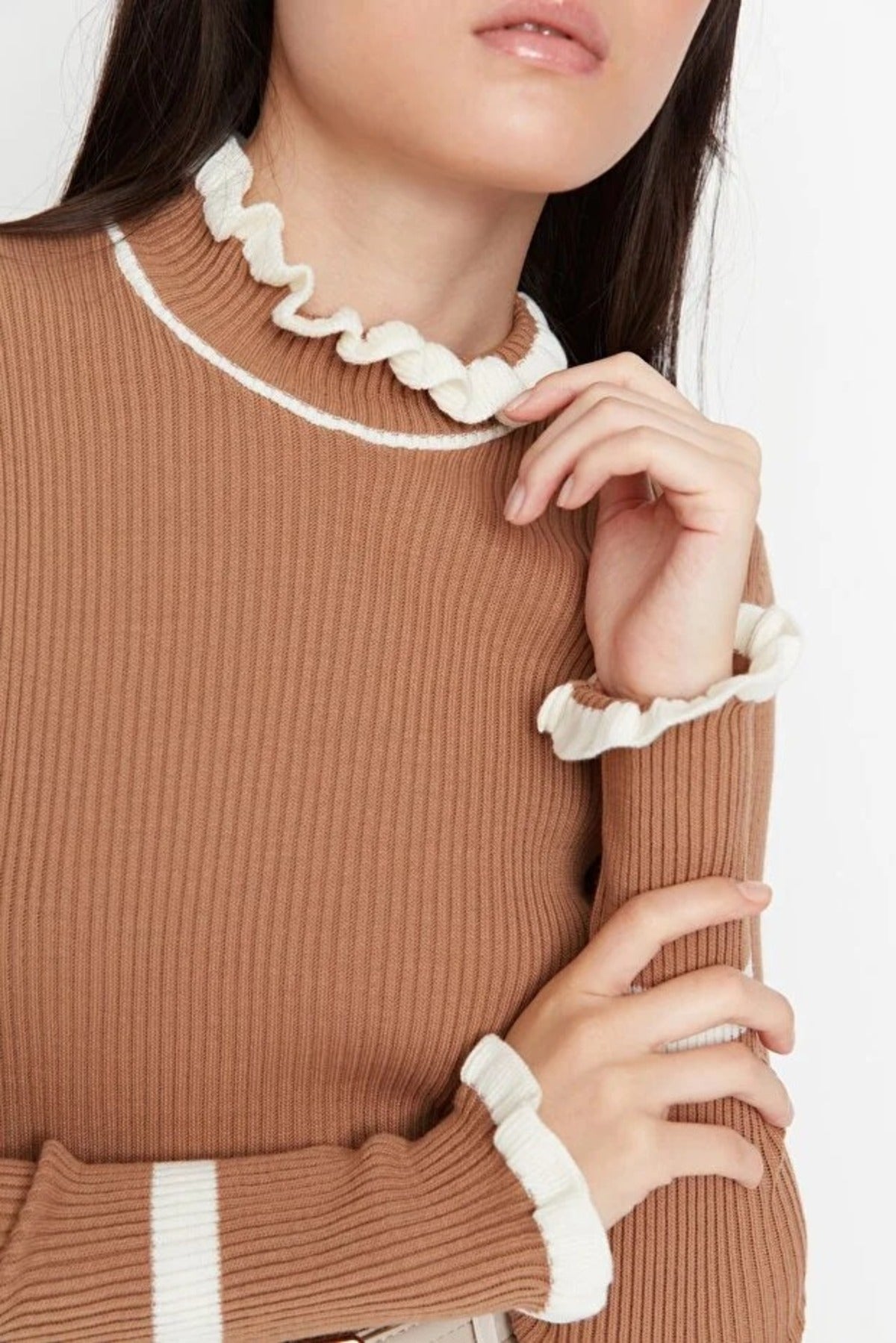 Color Block Knit Sweater