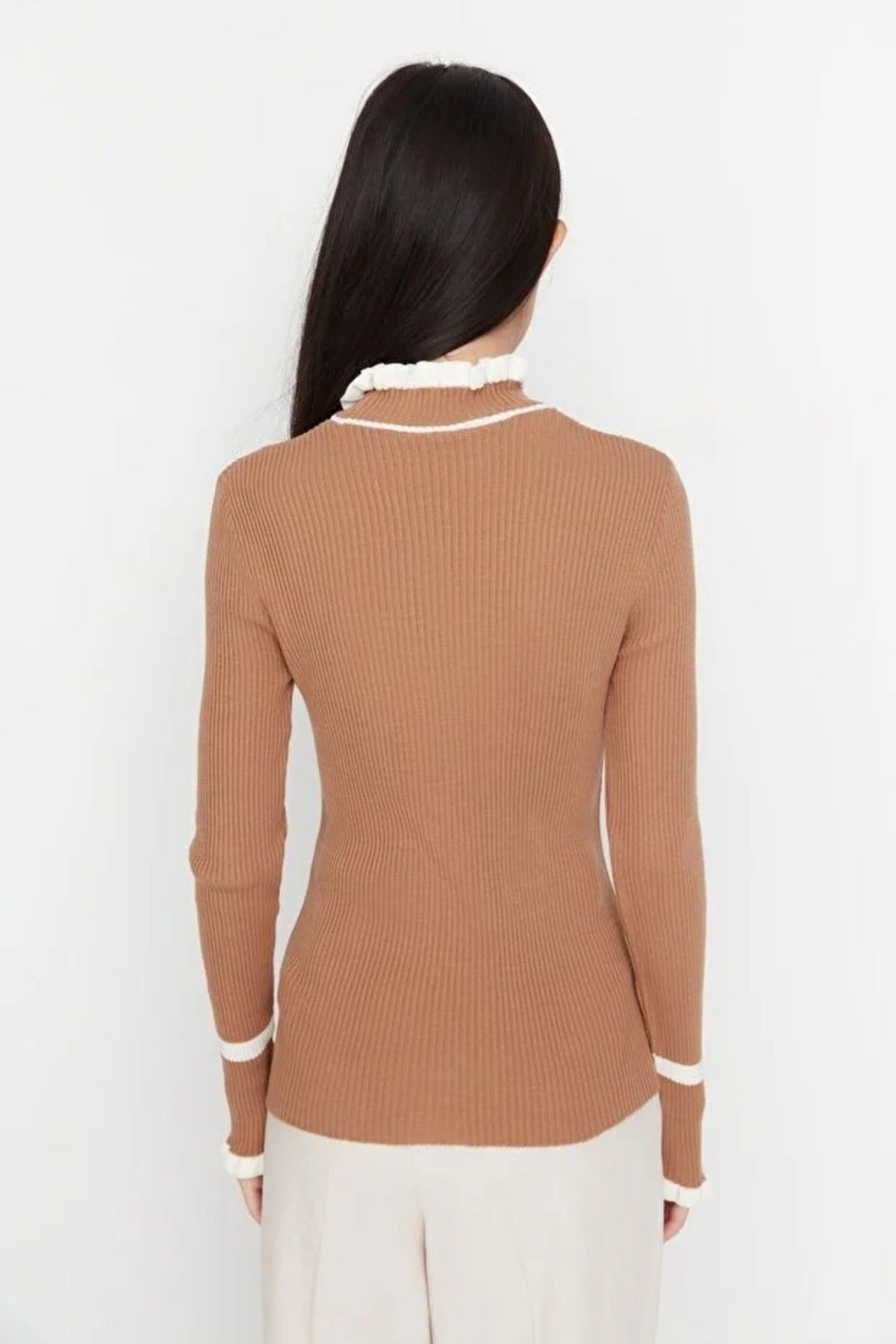 Color Block Knit Sweater