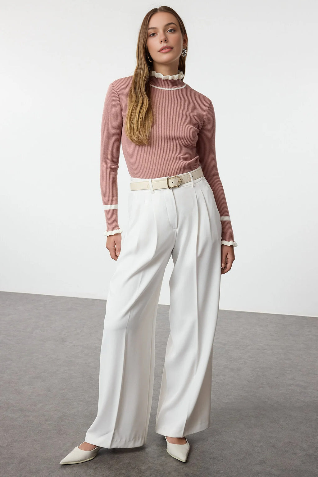 Color Block Knit Sweater