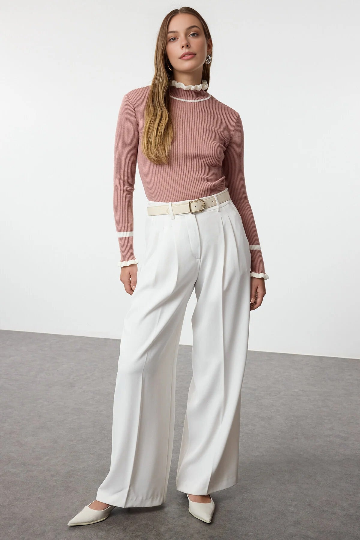 Color Block Knit Sweater