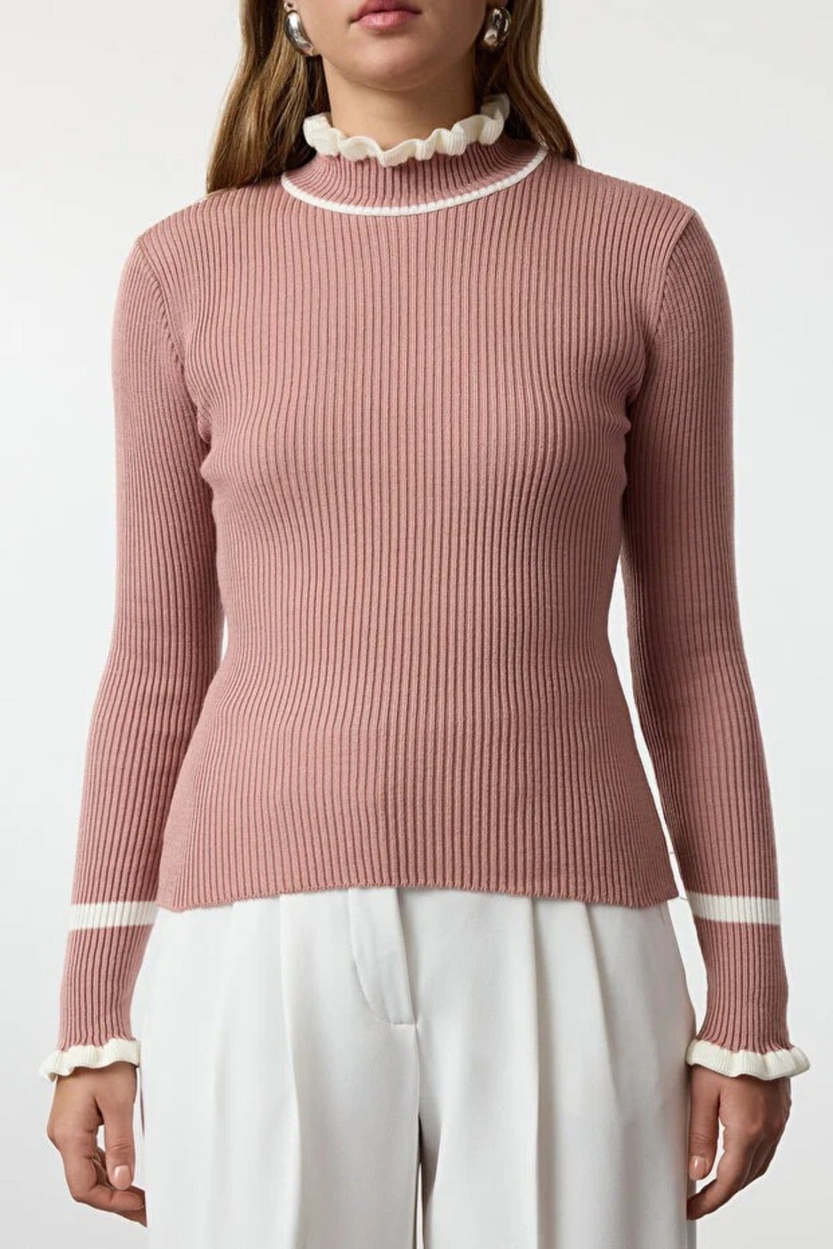 Color Block Knit Sweater
