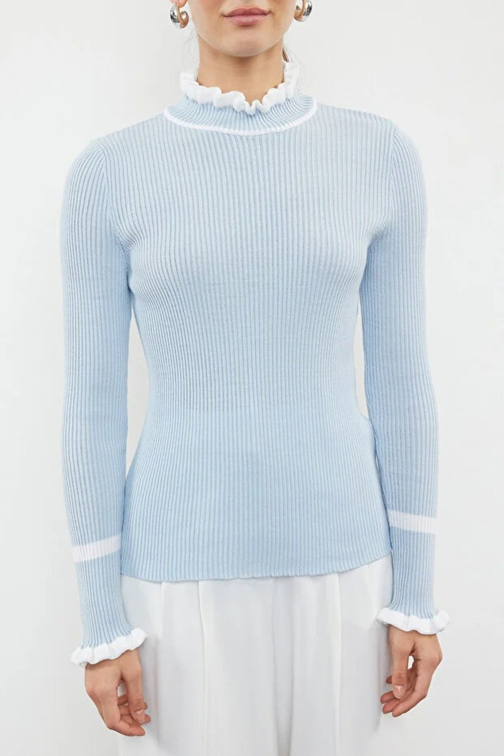 Color Block Knit Sweater