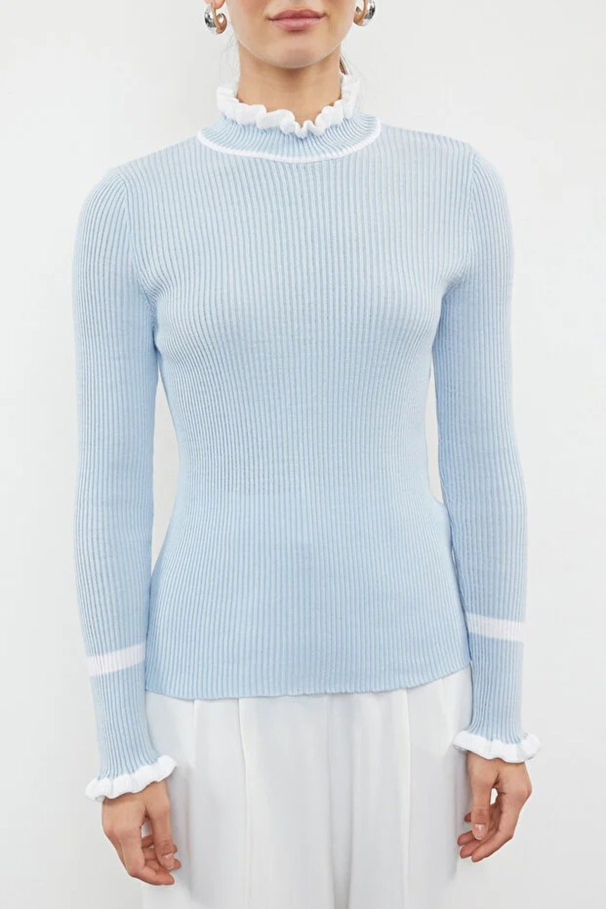 Color Block Knit Sweater