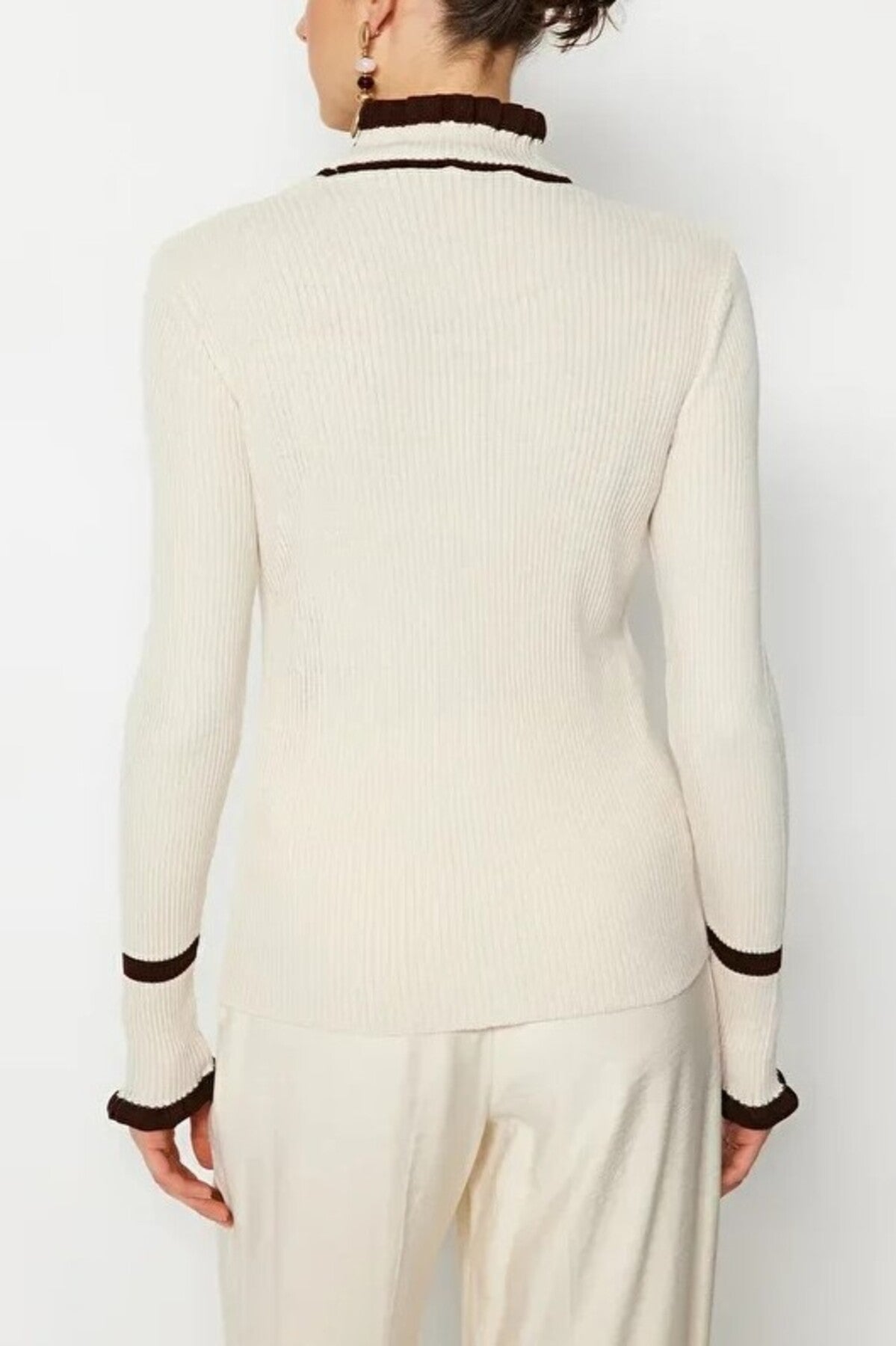 Color Block Knit Sweater