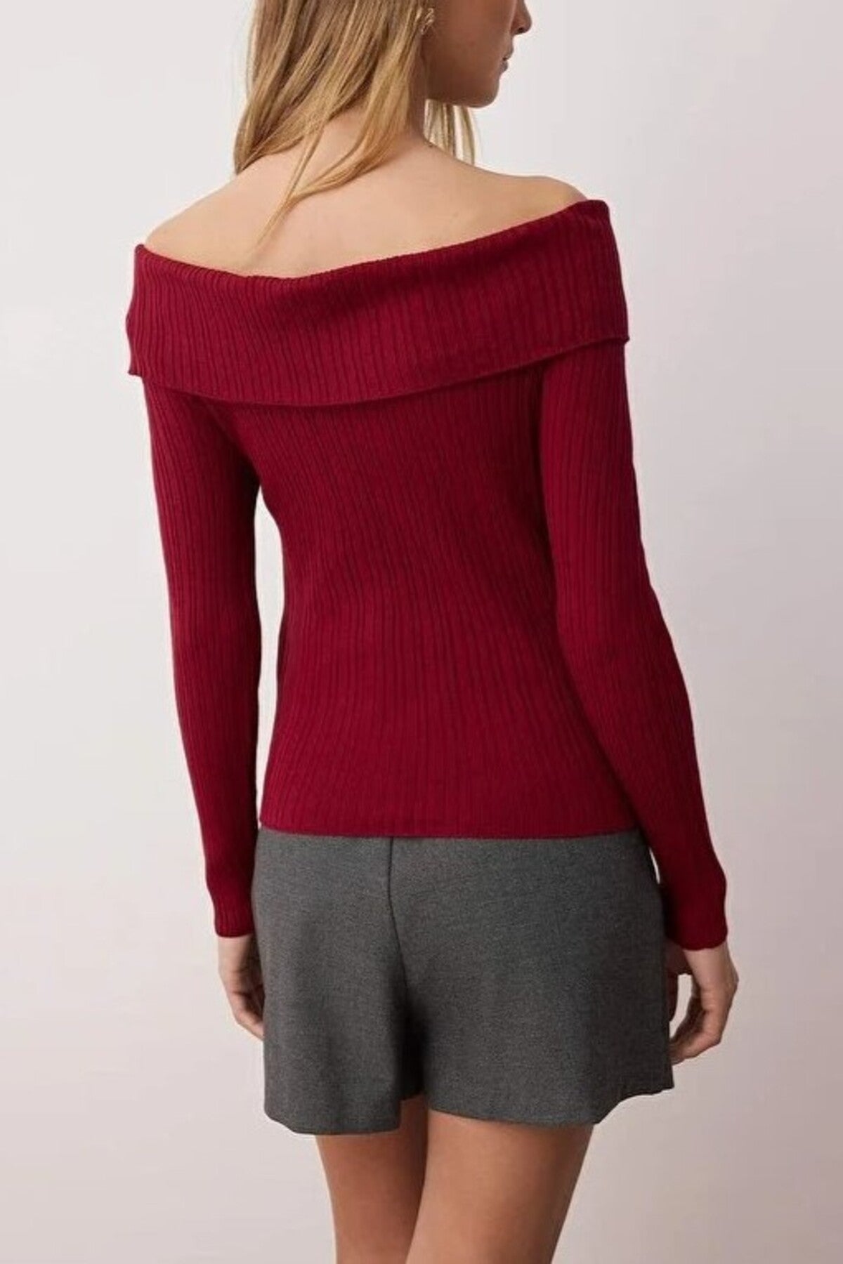 Carmen Collar Knit Sweater