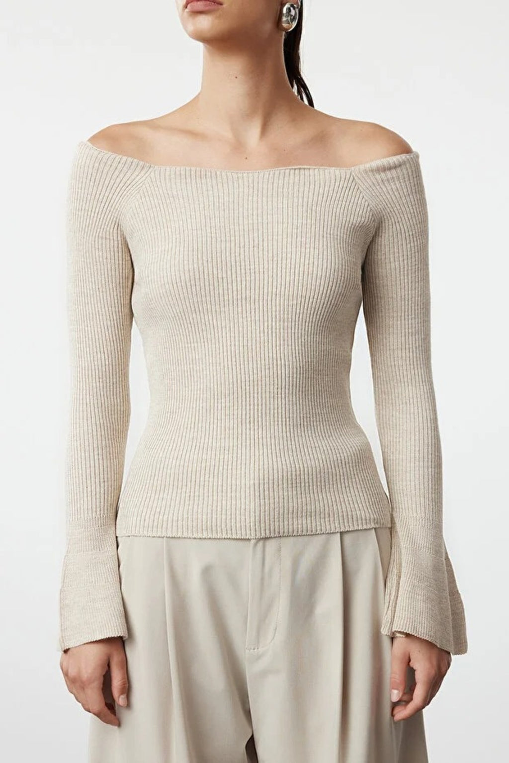 Carmen Collar Knit Sweater