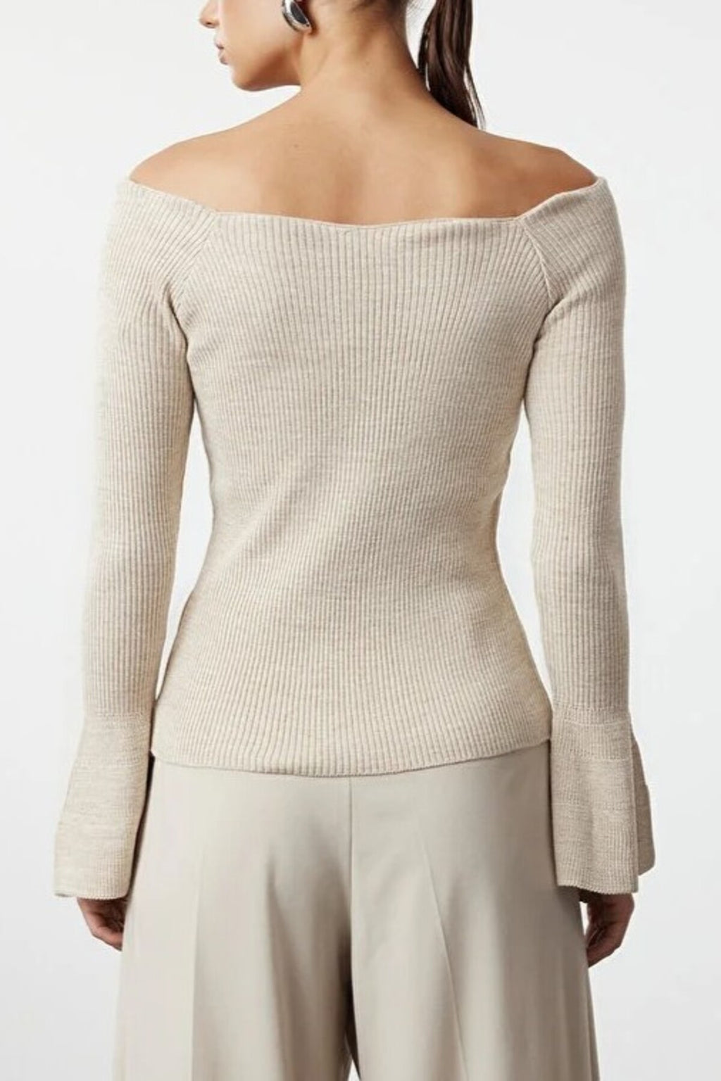 Carmen Collar Knit Sweater