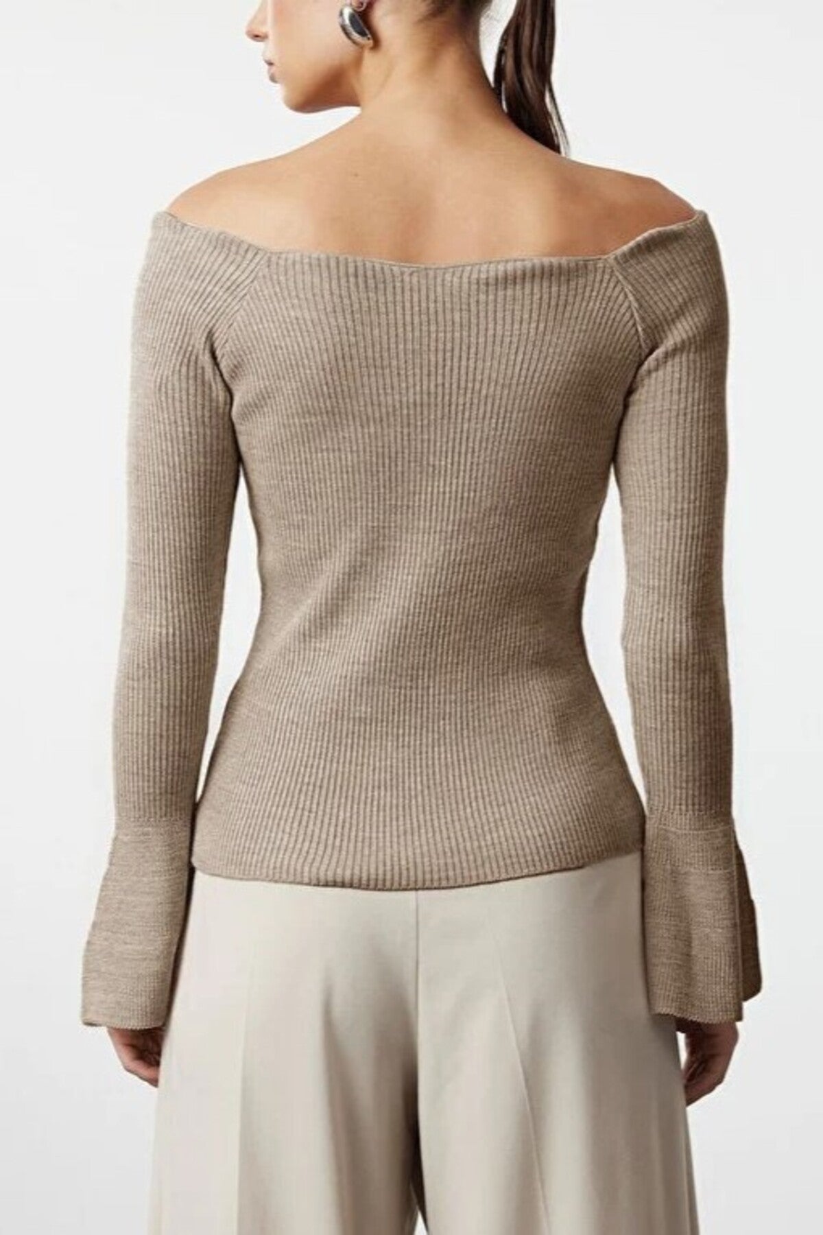 Carmen Collar Knit Sweater