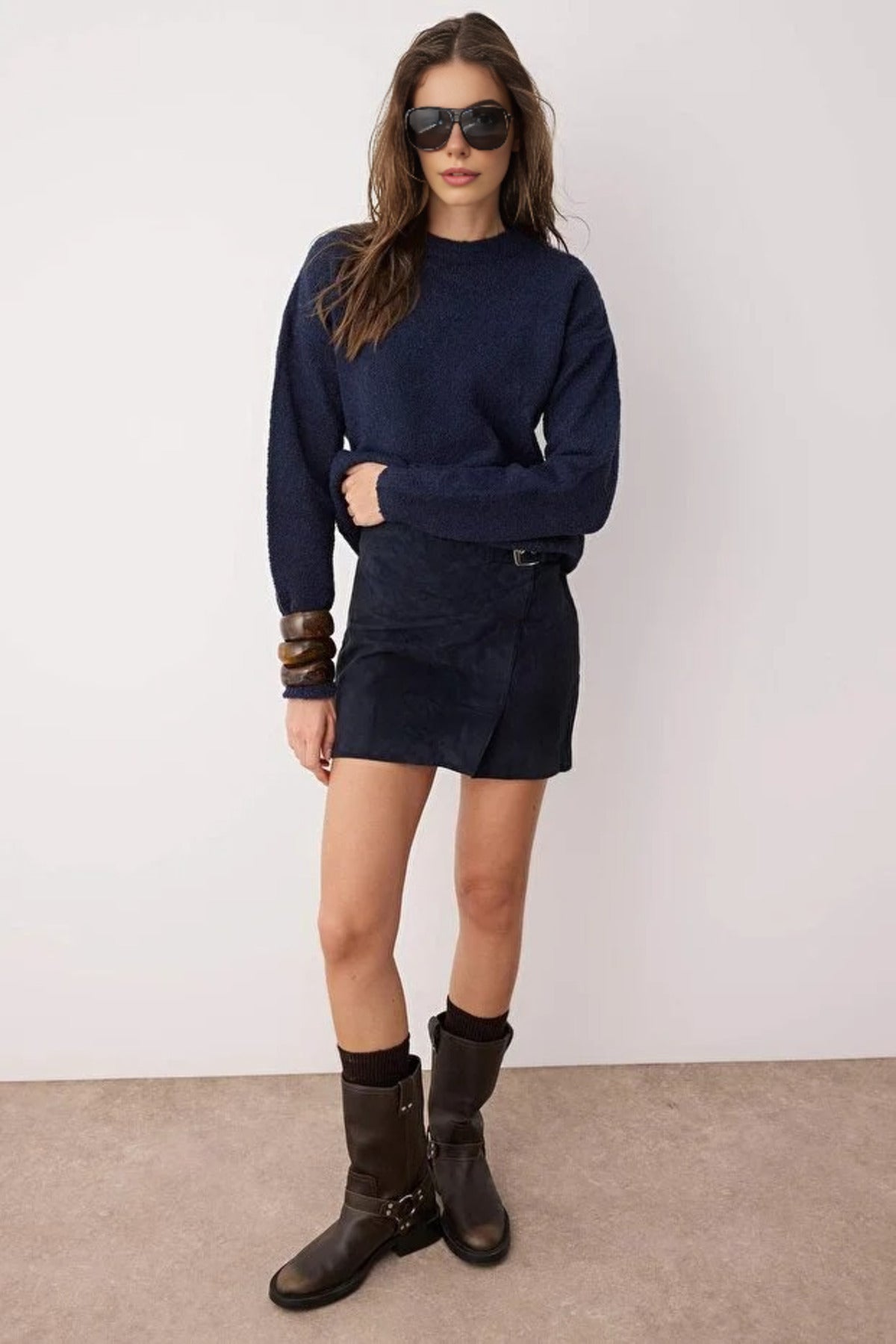 Soft Textured Knit Sweater