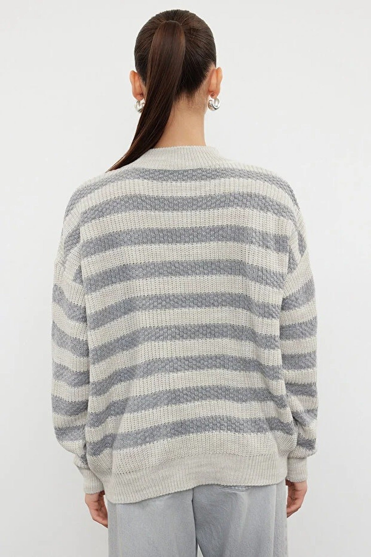 Striped Knit Sweater