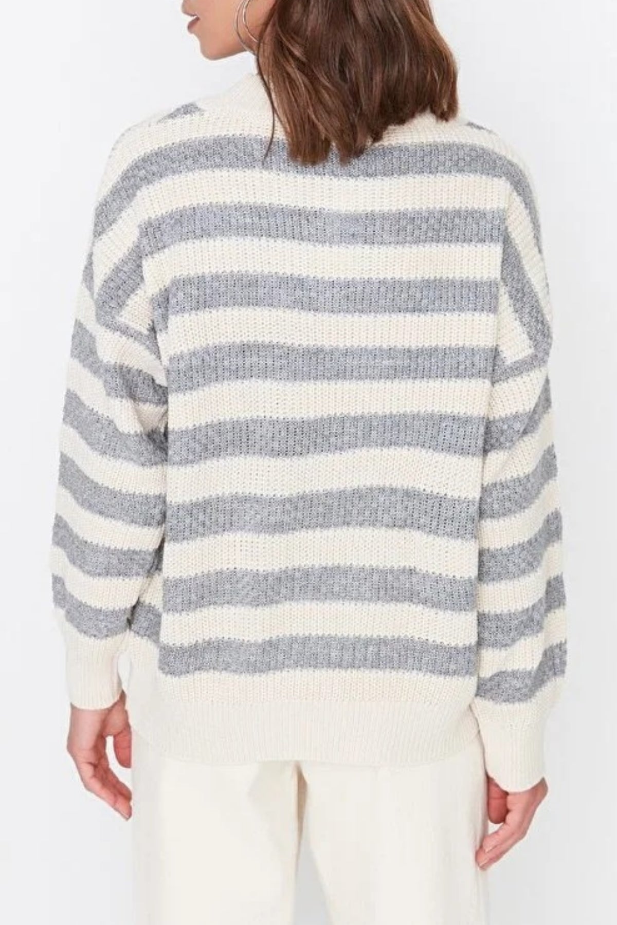 Striped Knit Sweater