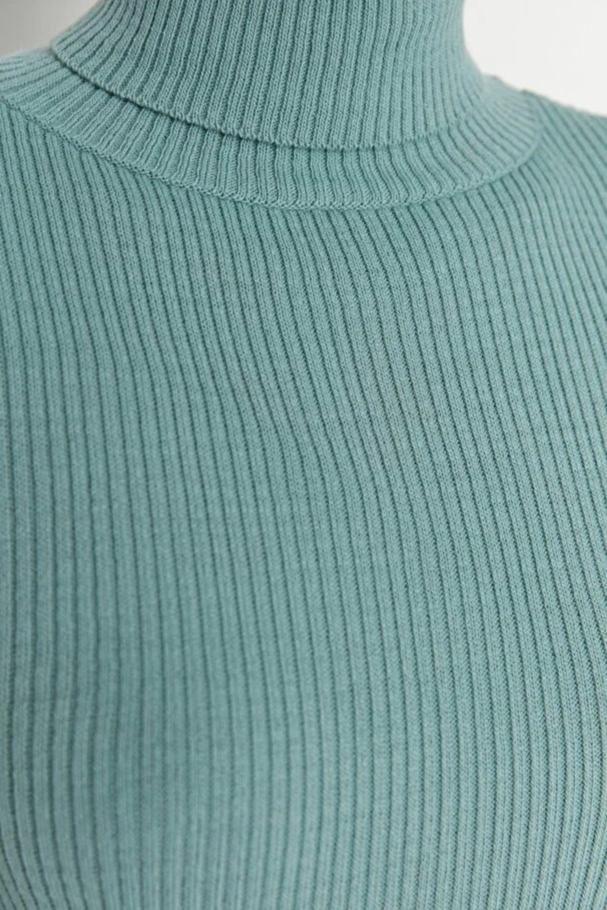 Basic Turtleneck Knit Sweater