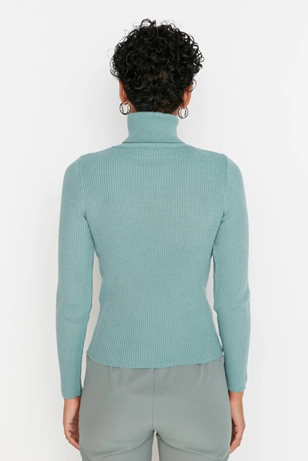 Basic Turtleneck Knit Sweater