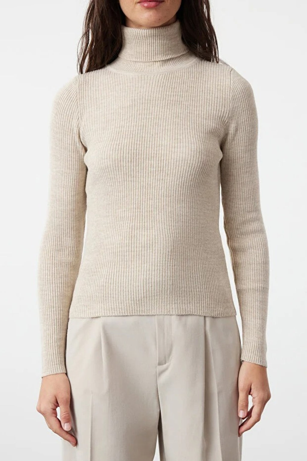 Basic Turtleneck Knit Sweater