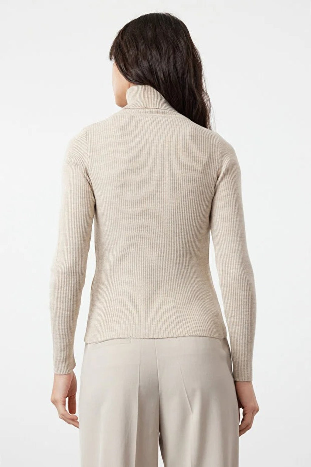 Basic Turtleneck Knit Sweater