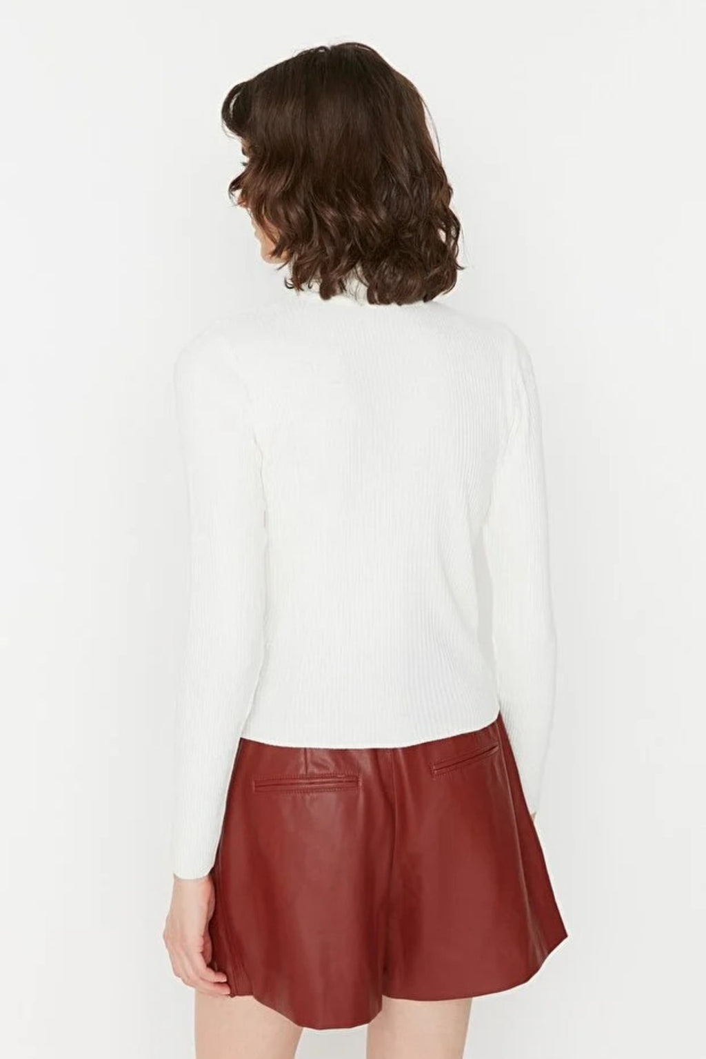 Basic Turtleneck Knit Sweater