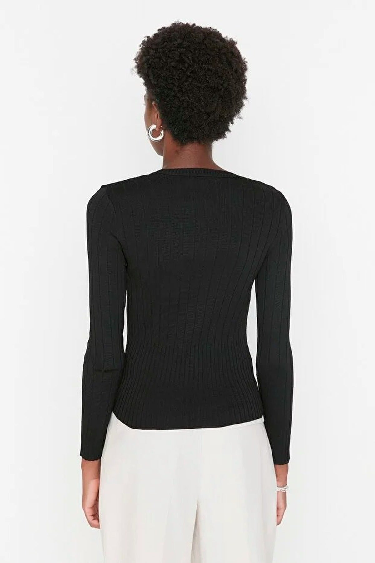 Basic Crew Neck Knit Sweater
